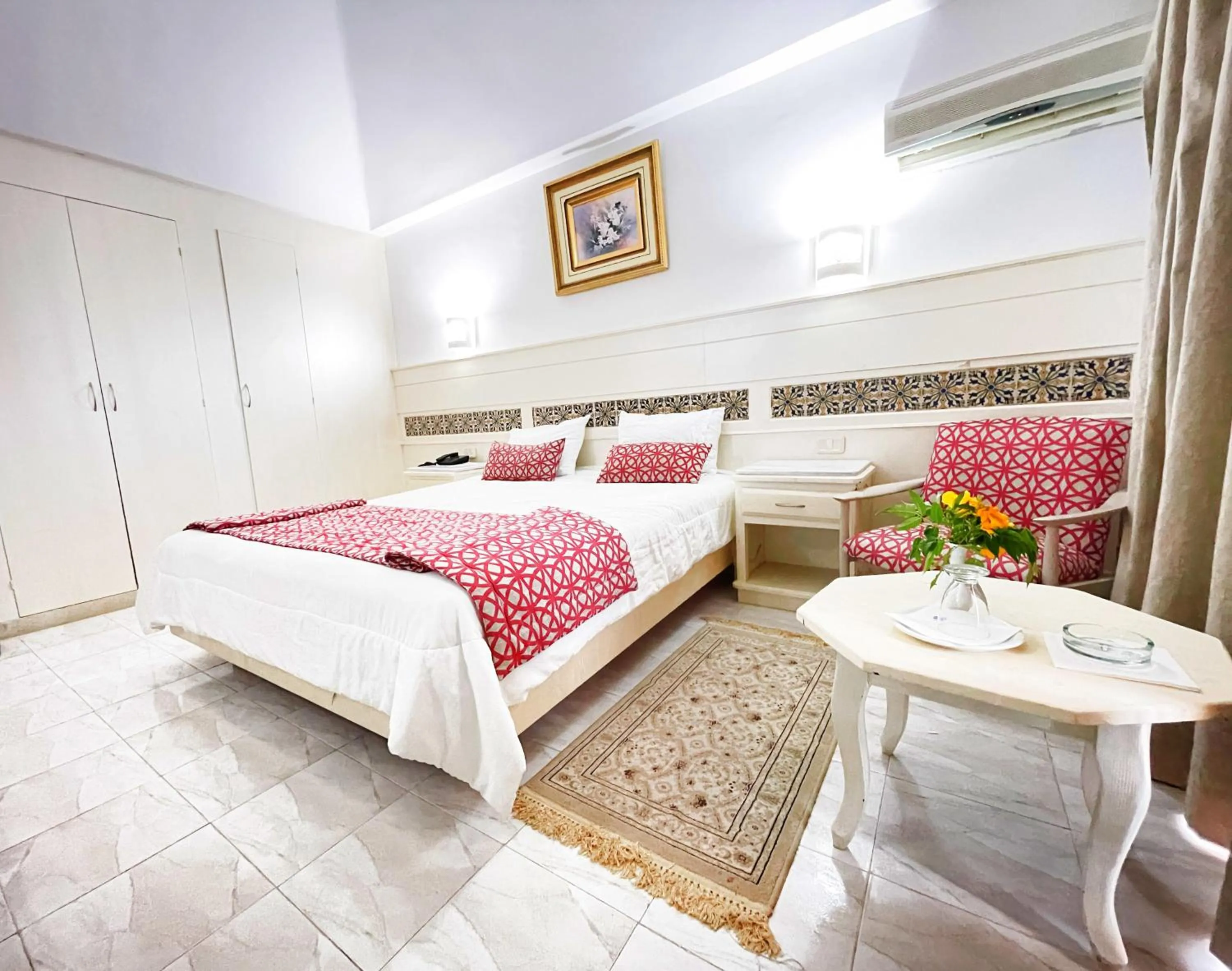 Bed in Hôtel Oasis Gabes