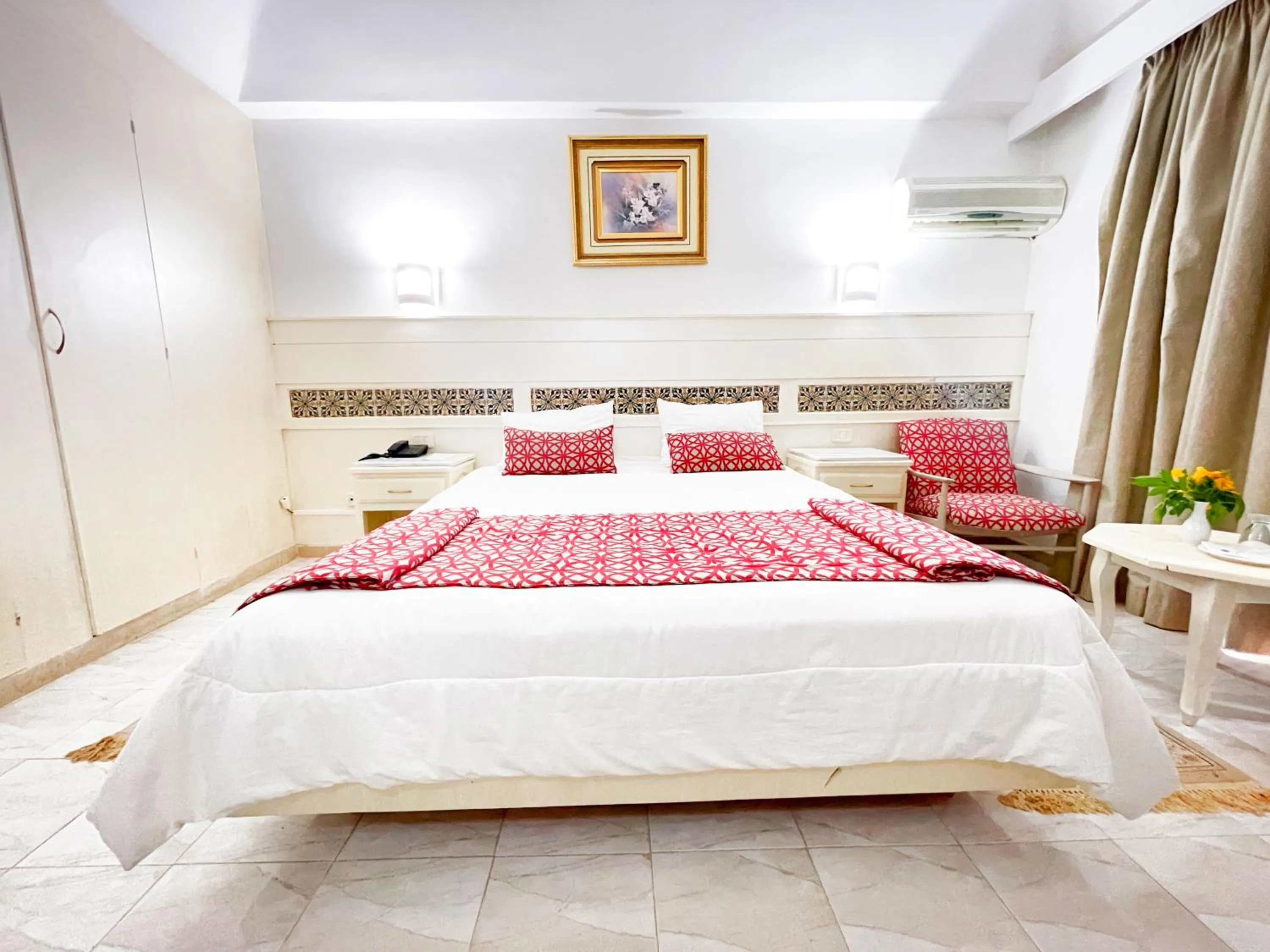 Bed in Hôtel Oasis Gabes