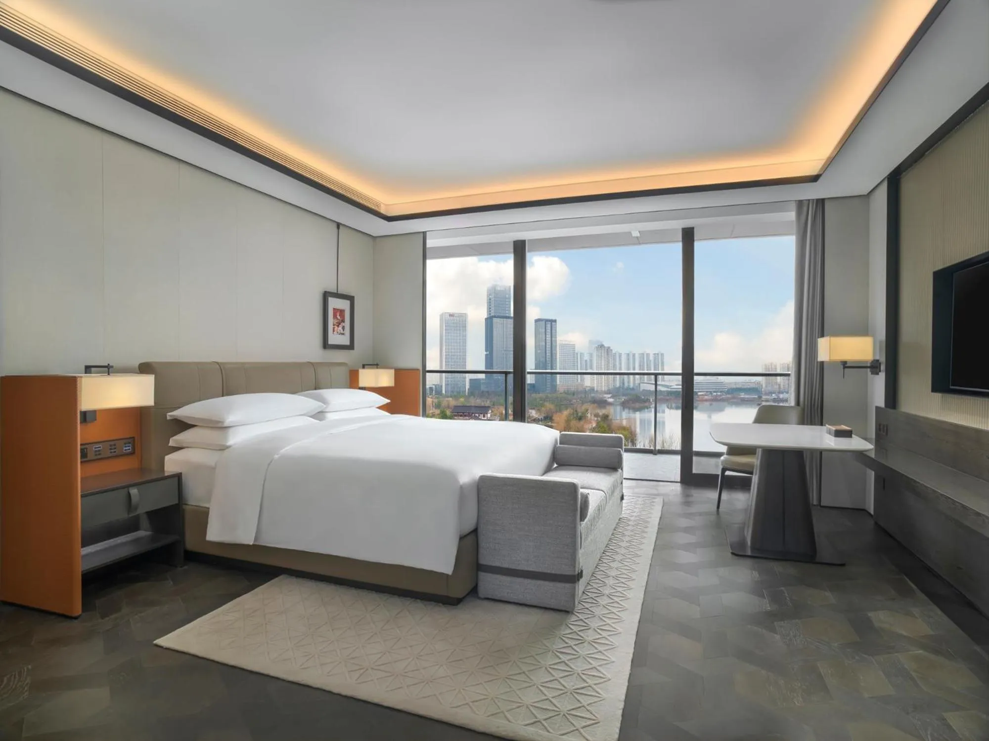 Bedroom, Bed in Sheraton Ninghai