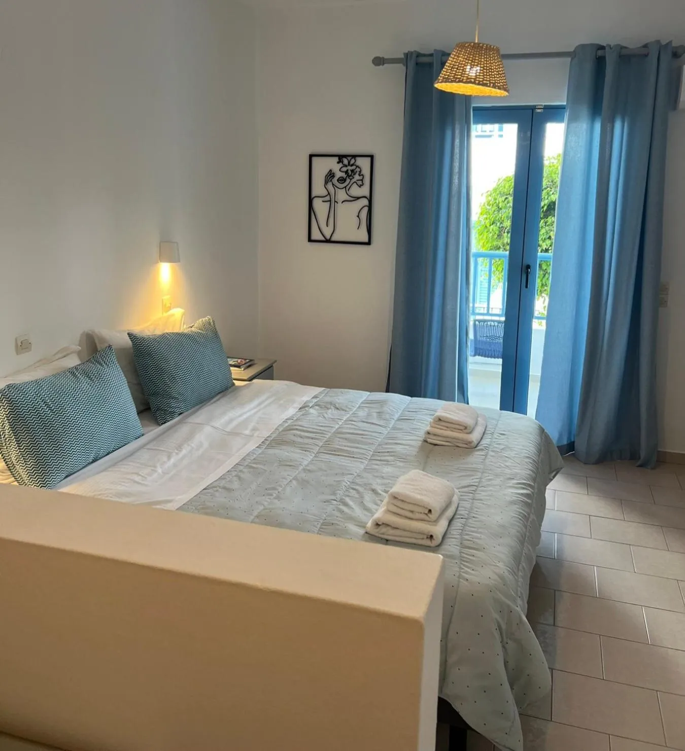 Bed in Villa Mertiza