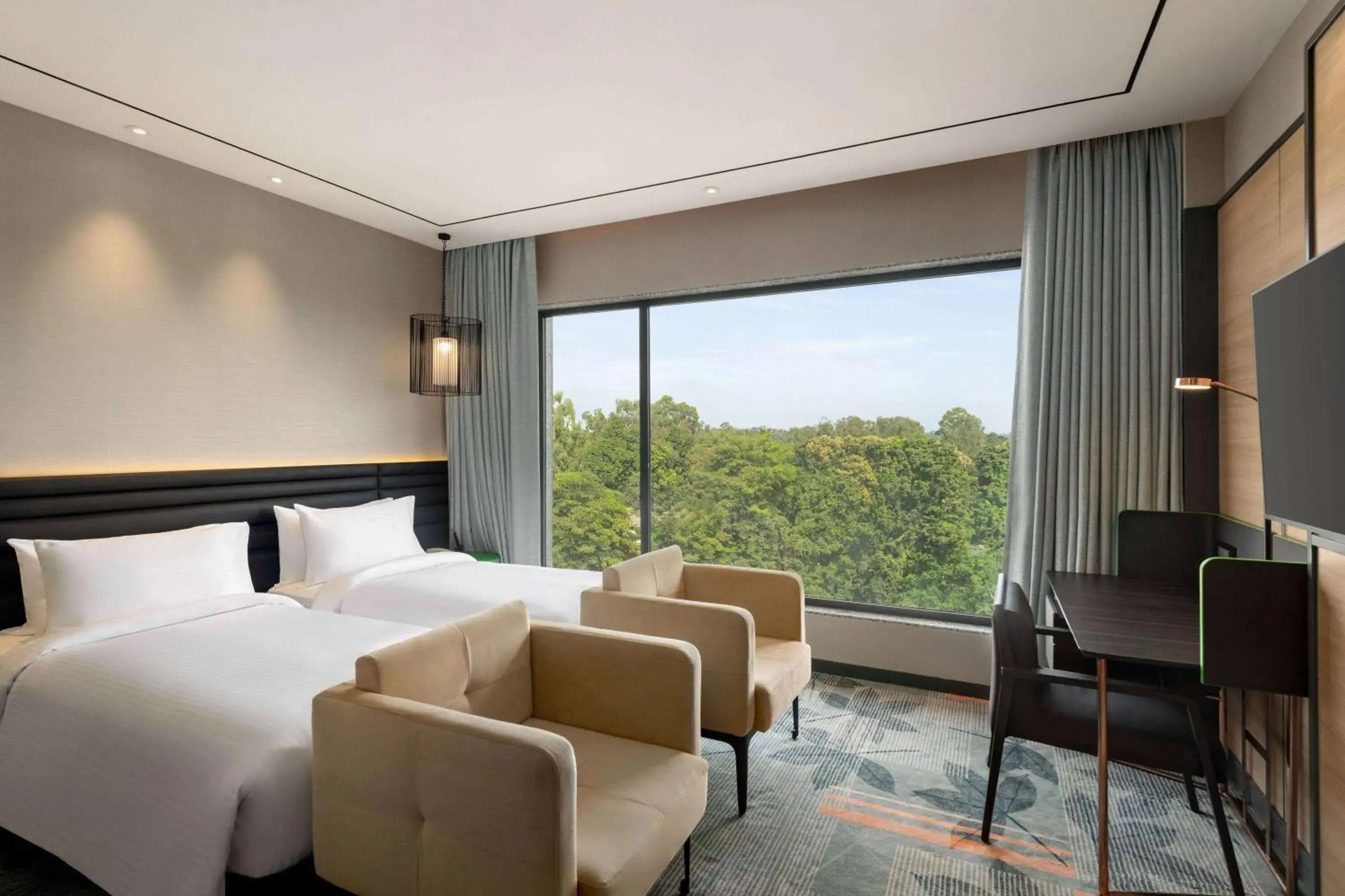 Deluxe Twin Room - single occupancy in Ramada Encore by Wyndham Bareilly Civil Lines Deluxe Twin Room - single occupancy in Ramada Encore by Wyndham Bareilly Civil Lines