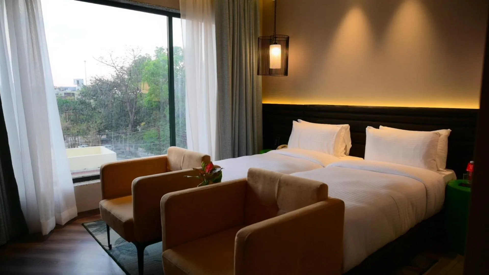 Bedroom, Bed in Ramada Encore by Wyndham Bareilly Civil Lines