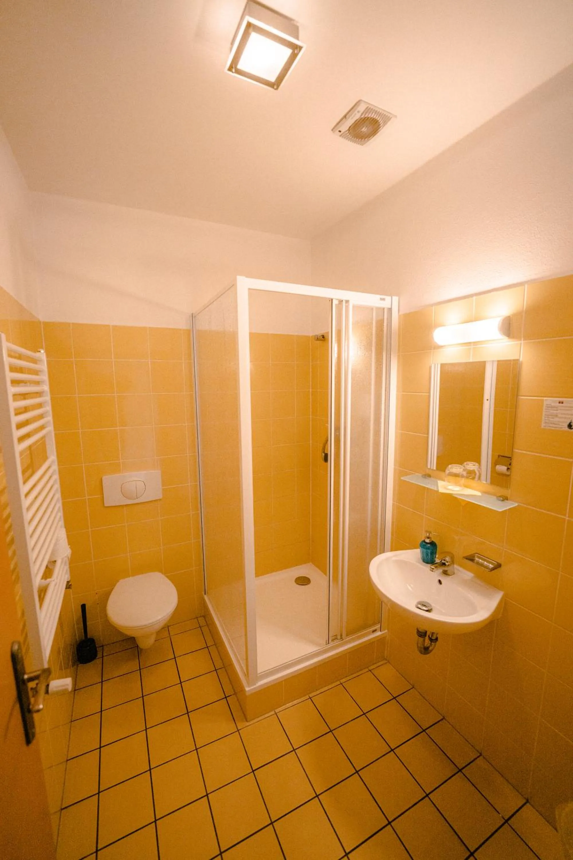 Shower in Hotel Prácheň