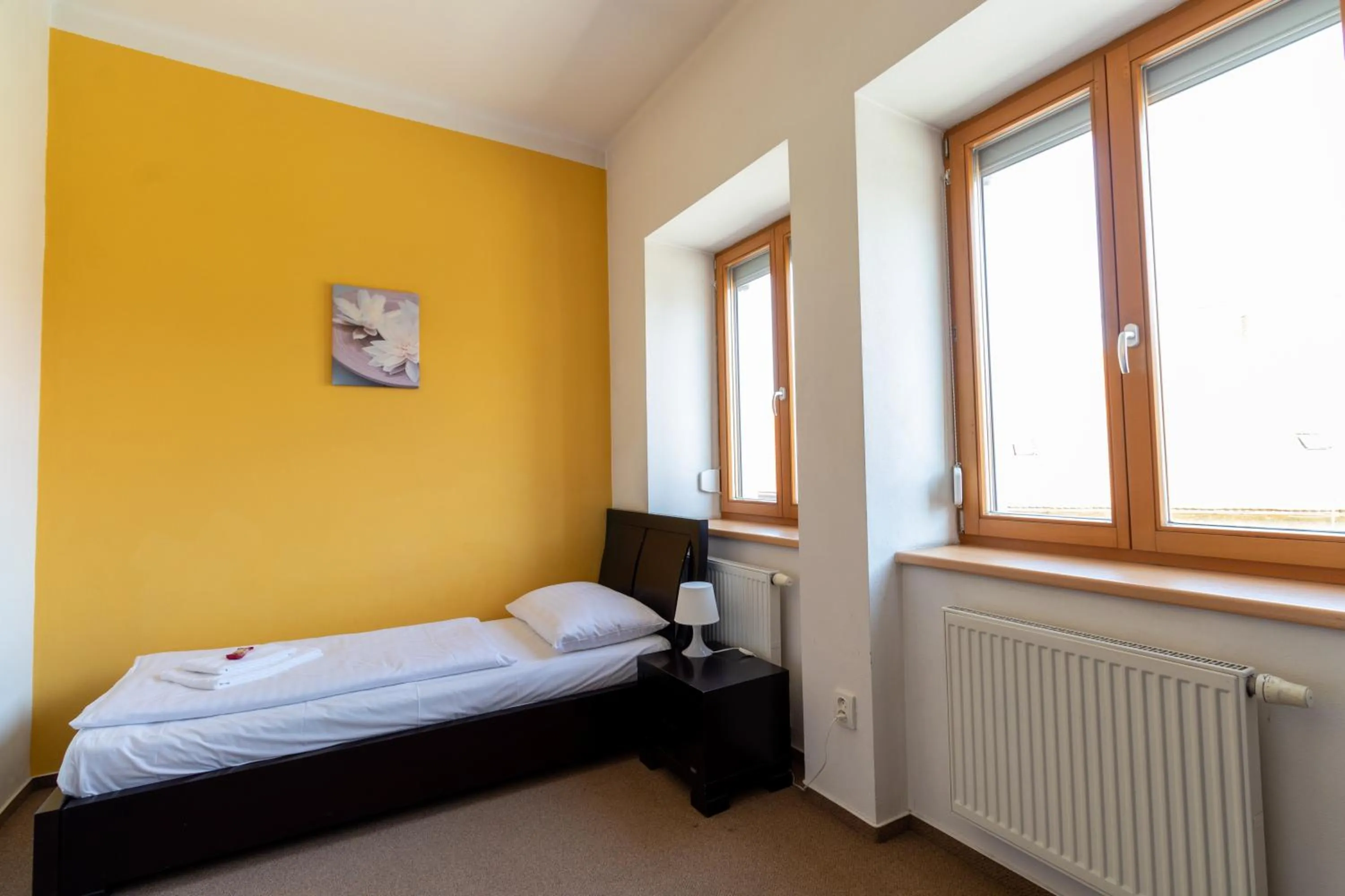 Bed in Hotel Prácheň