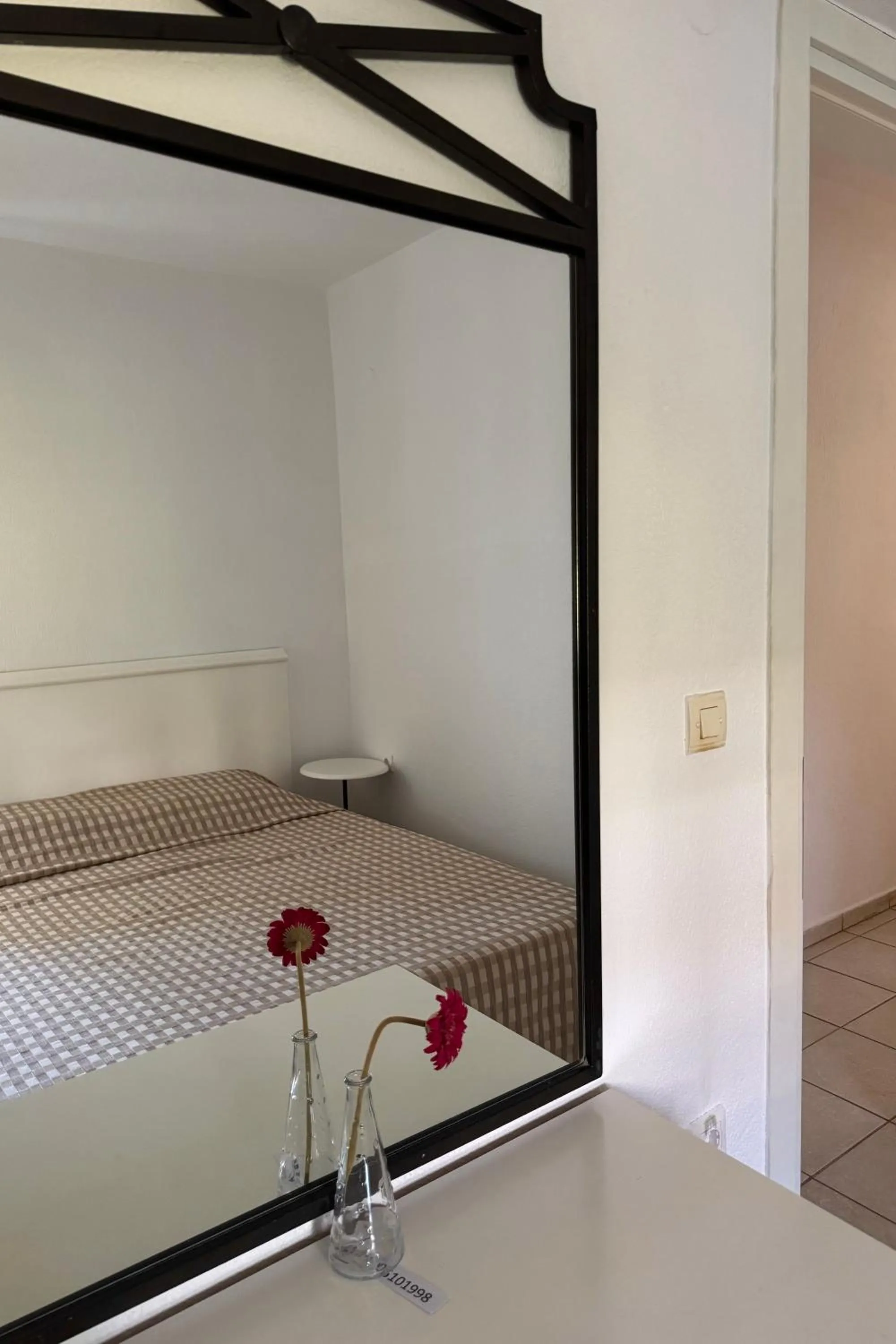 Bed in Milos Apartments