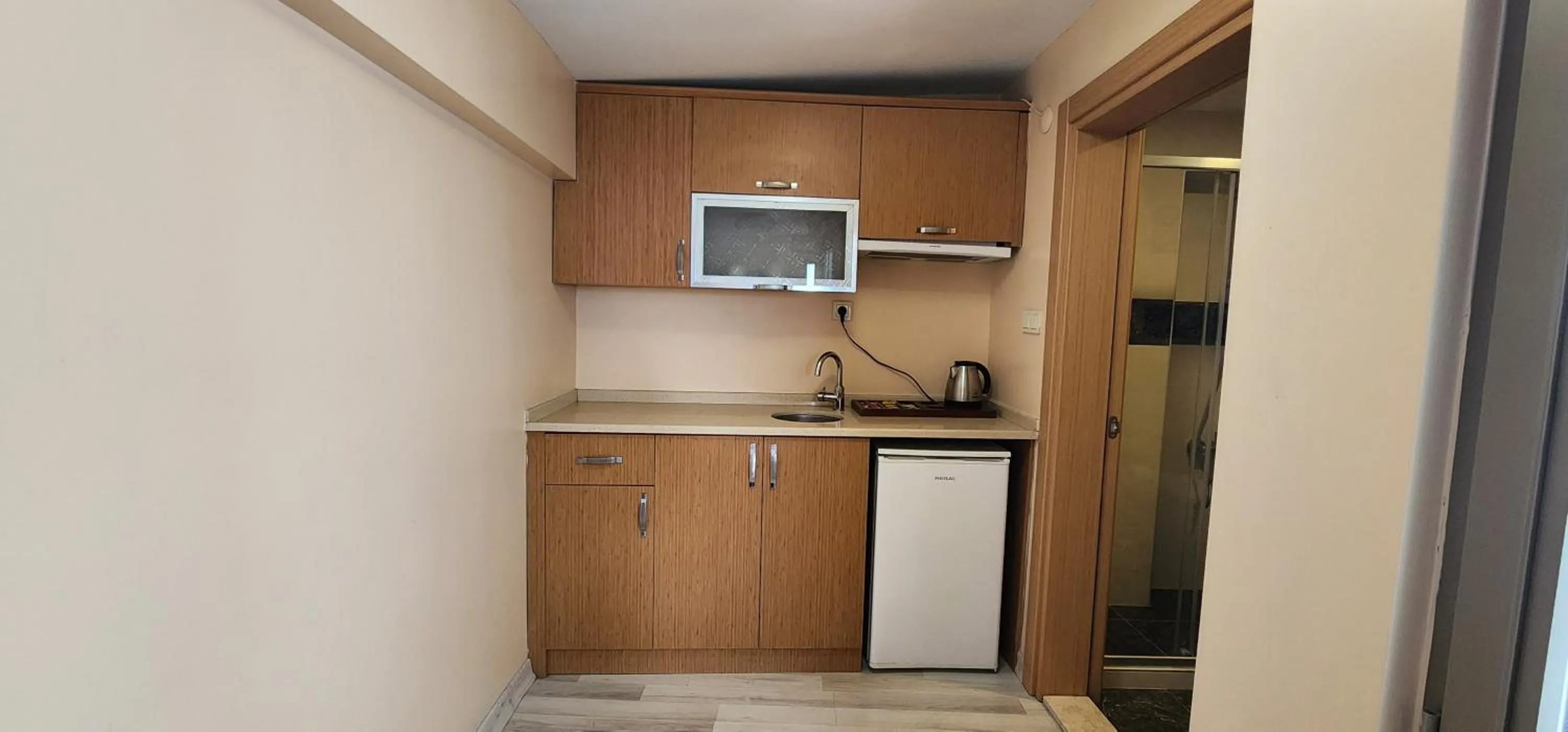 Kitchen or kitchenette in GalataportWawhotel