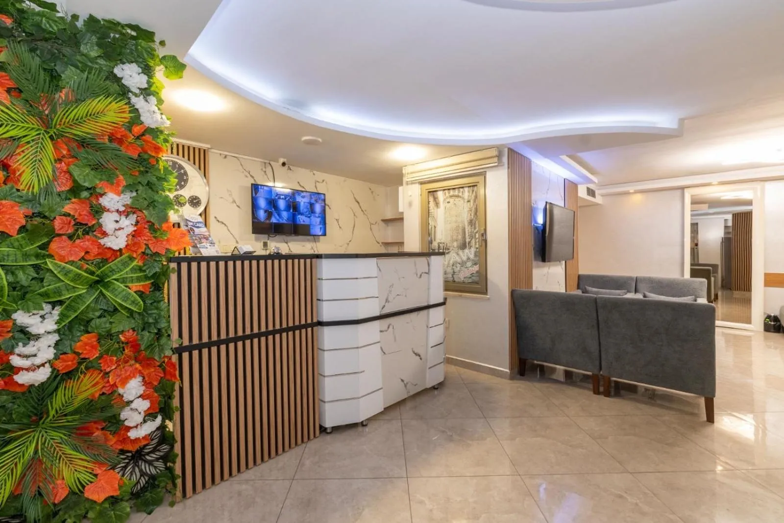 Lobby or reception in GalataportWawhotel