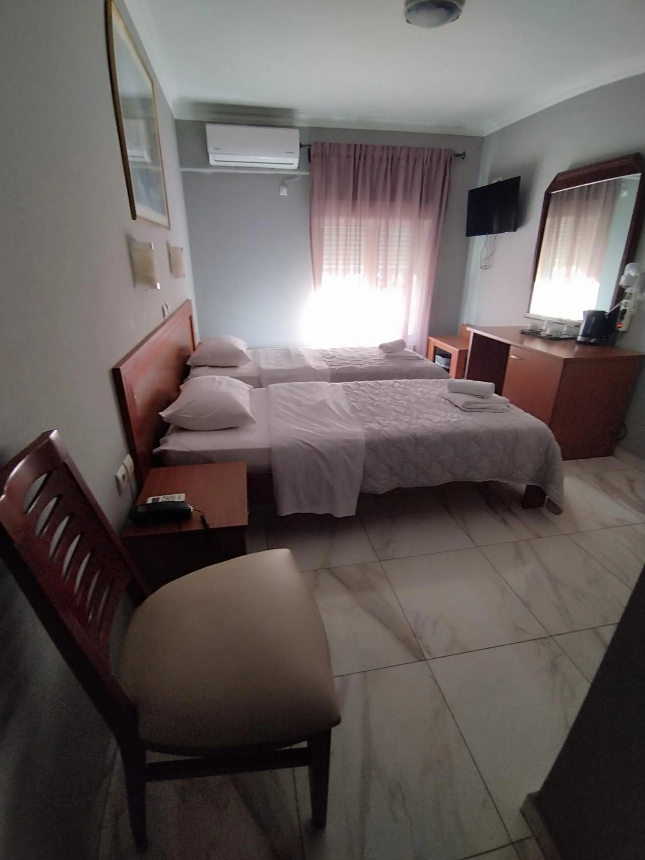 Bedroom, Bed in Piraeus Acropole Hotel