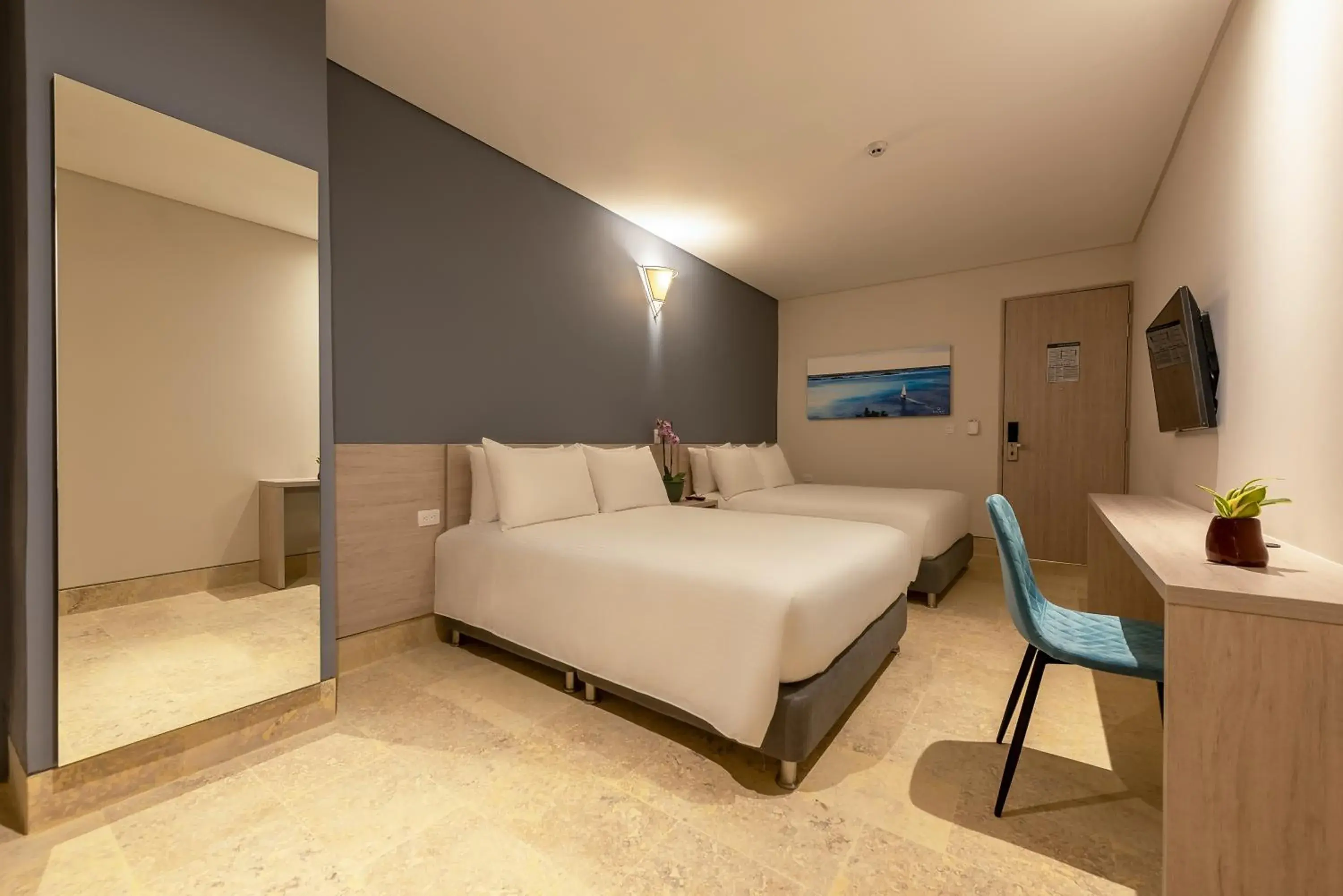 Double Room with Two Double Beds in Hotel Rilux Cartagena Double Room with Two Double Beds in Hotel Rilux Cartagena