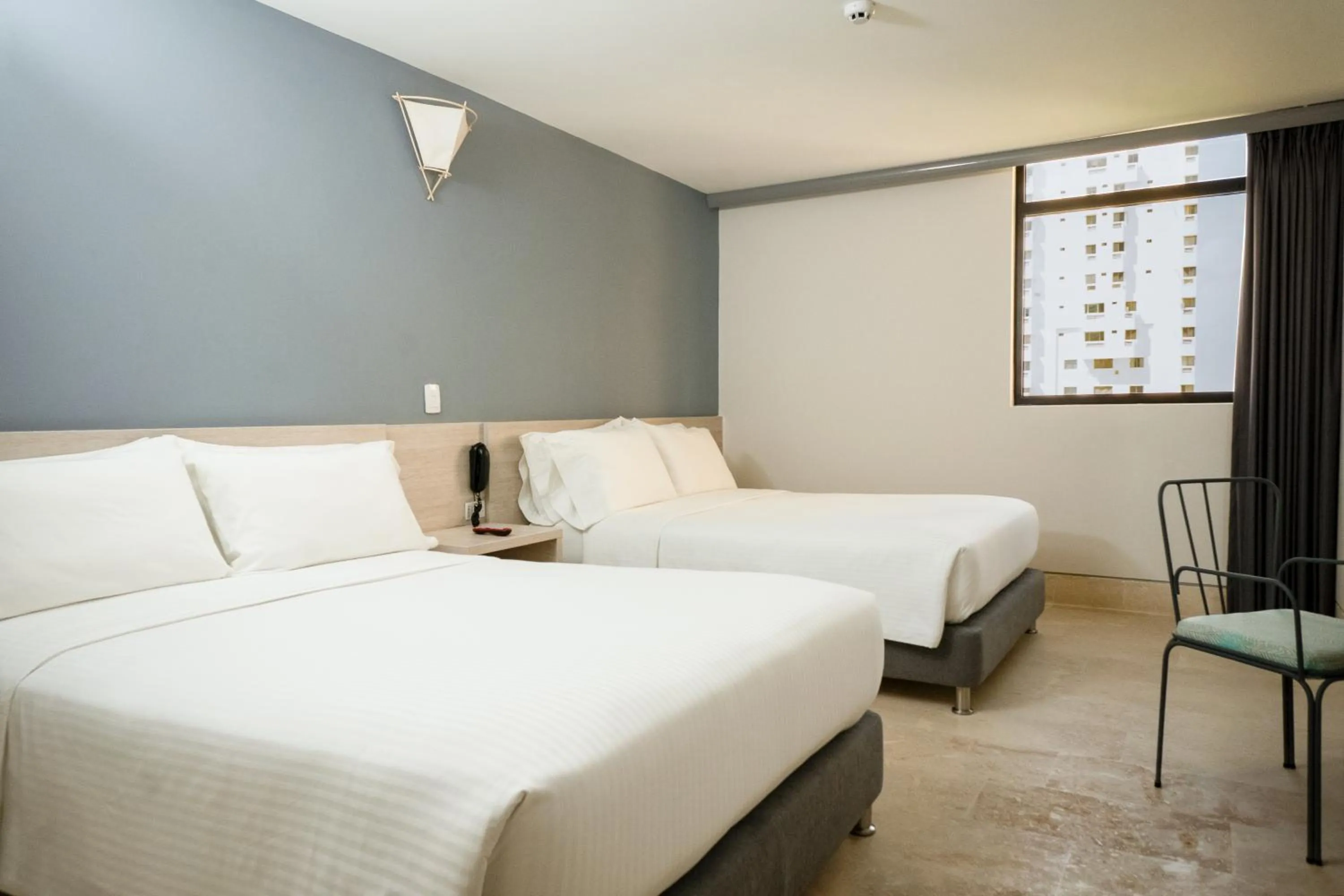 Bed in Hotel Rilux Cartagena