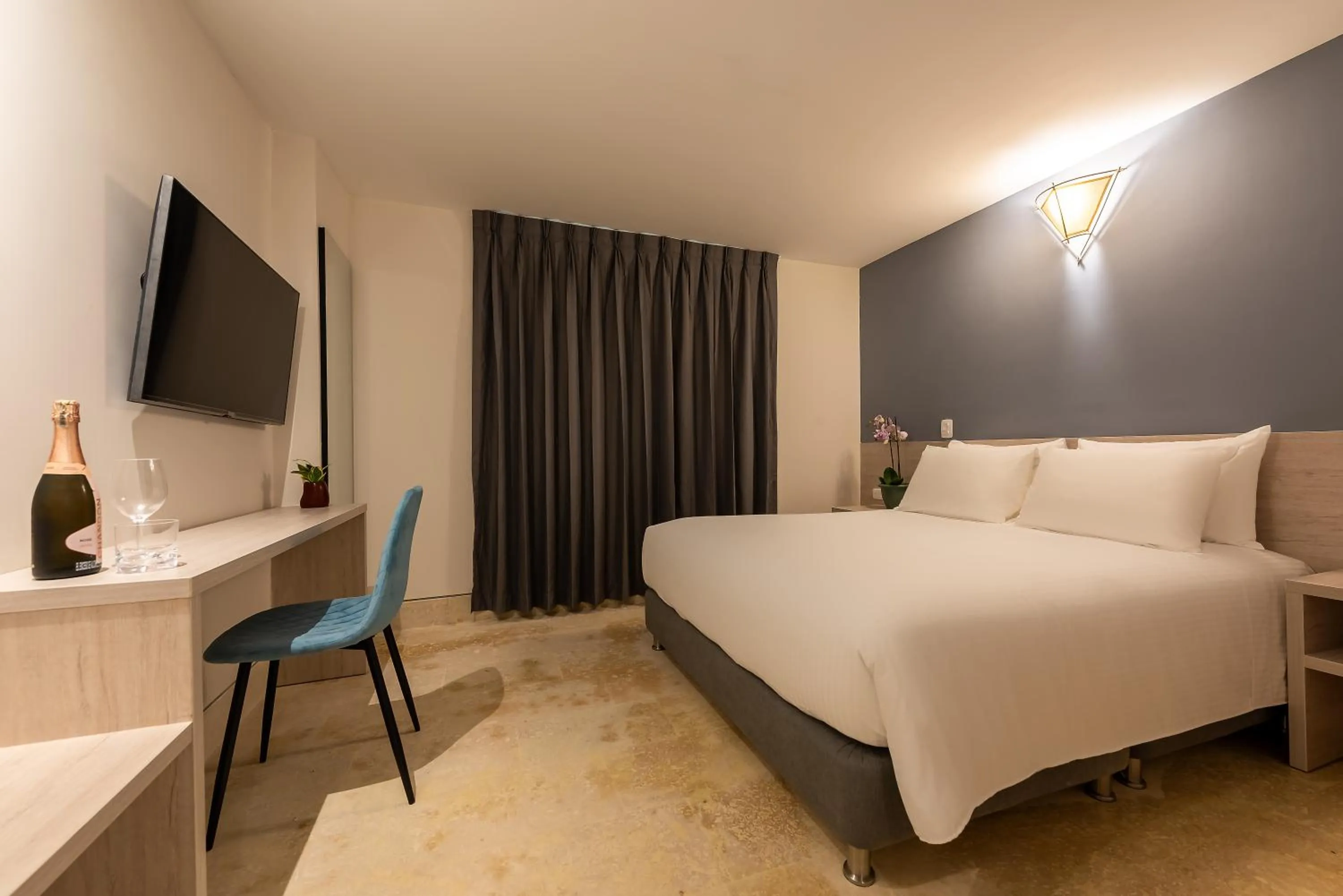 Bed in Hotel Rilux Cartagena