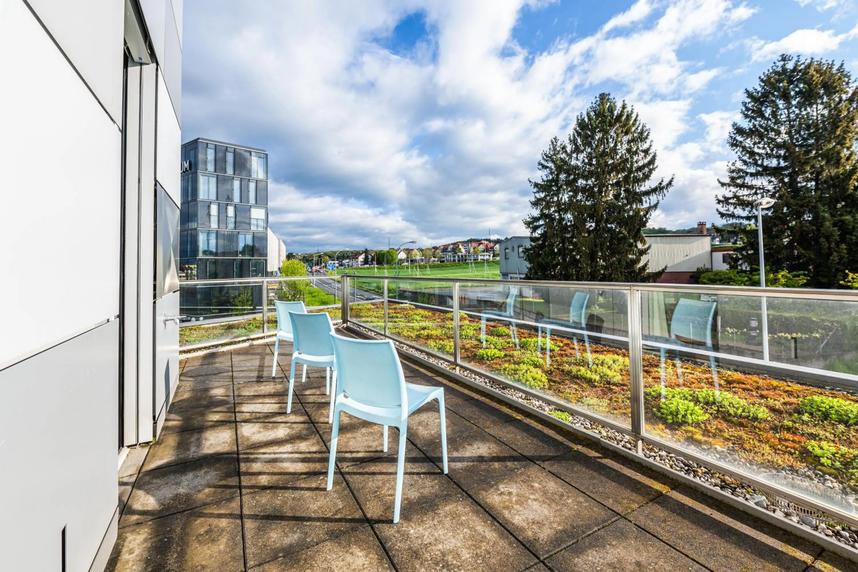 Patio in B&B HOTEL Lausanne Crissier