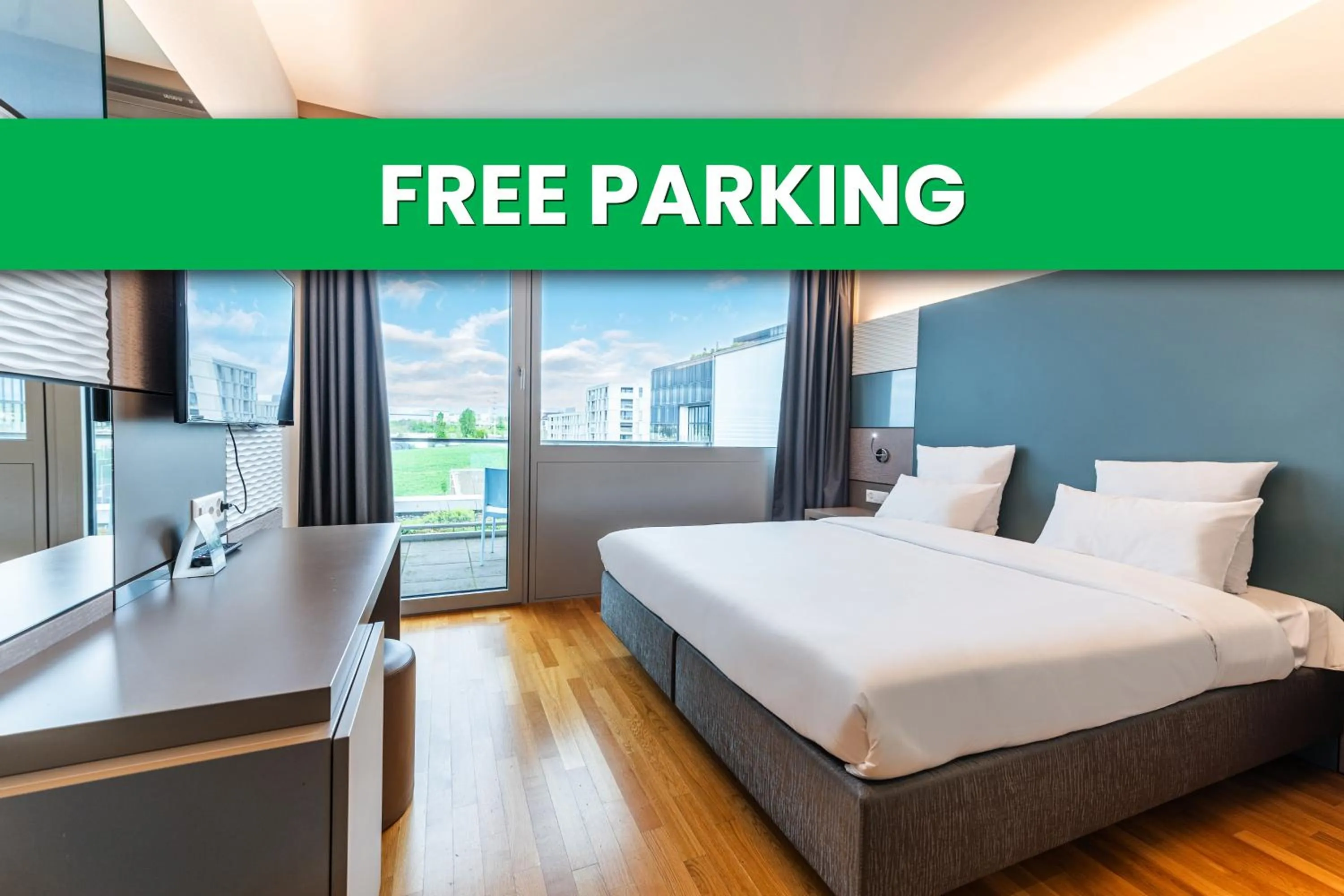 Photo of the whole room, Bed in B&B HOTEL Lausanne Crissier