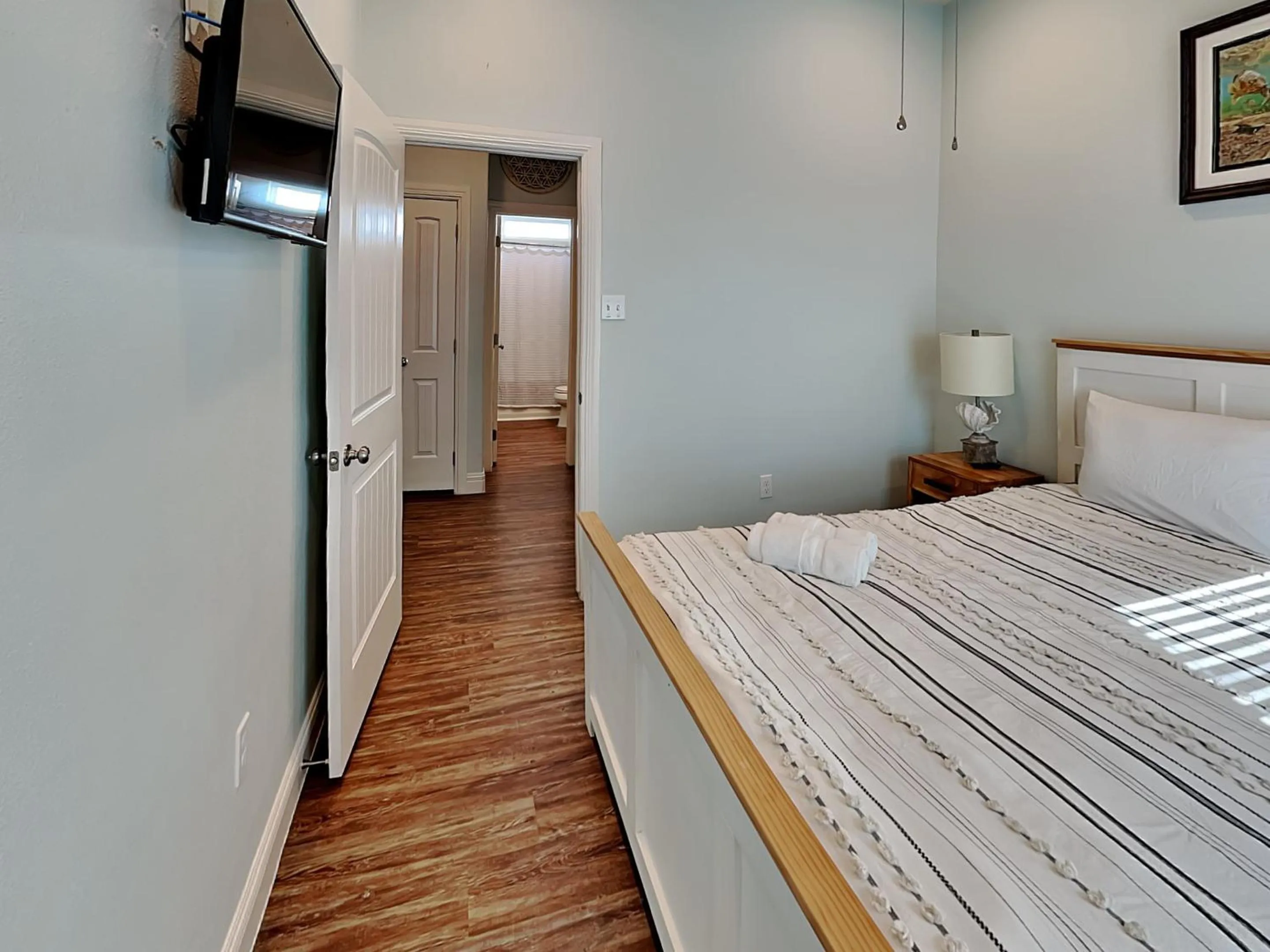 Bed in Barnacle Lodge