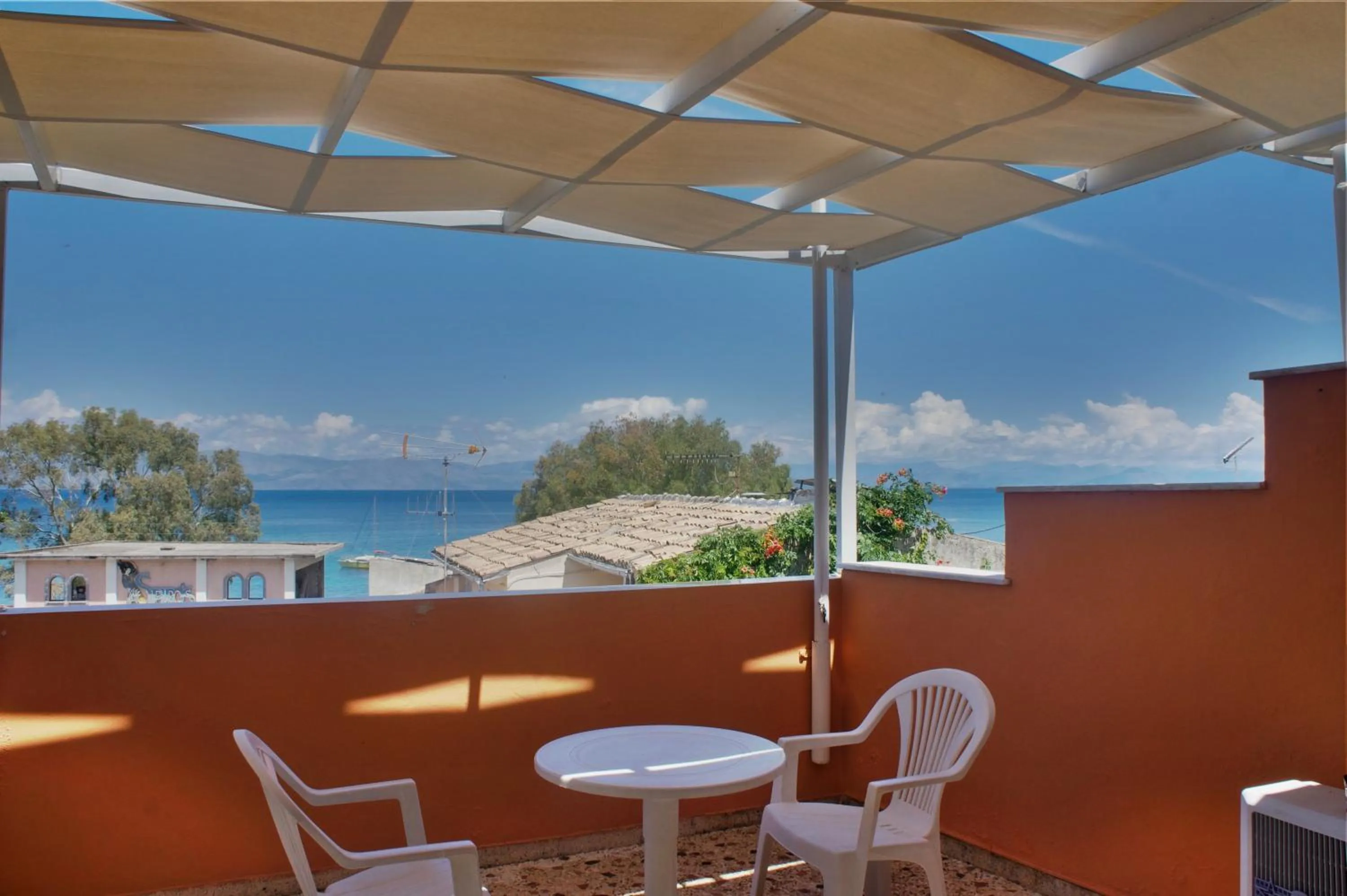 Balcony/Terrace in Hotel Benitses Arches