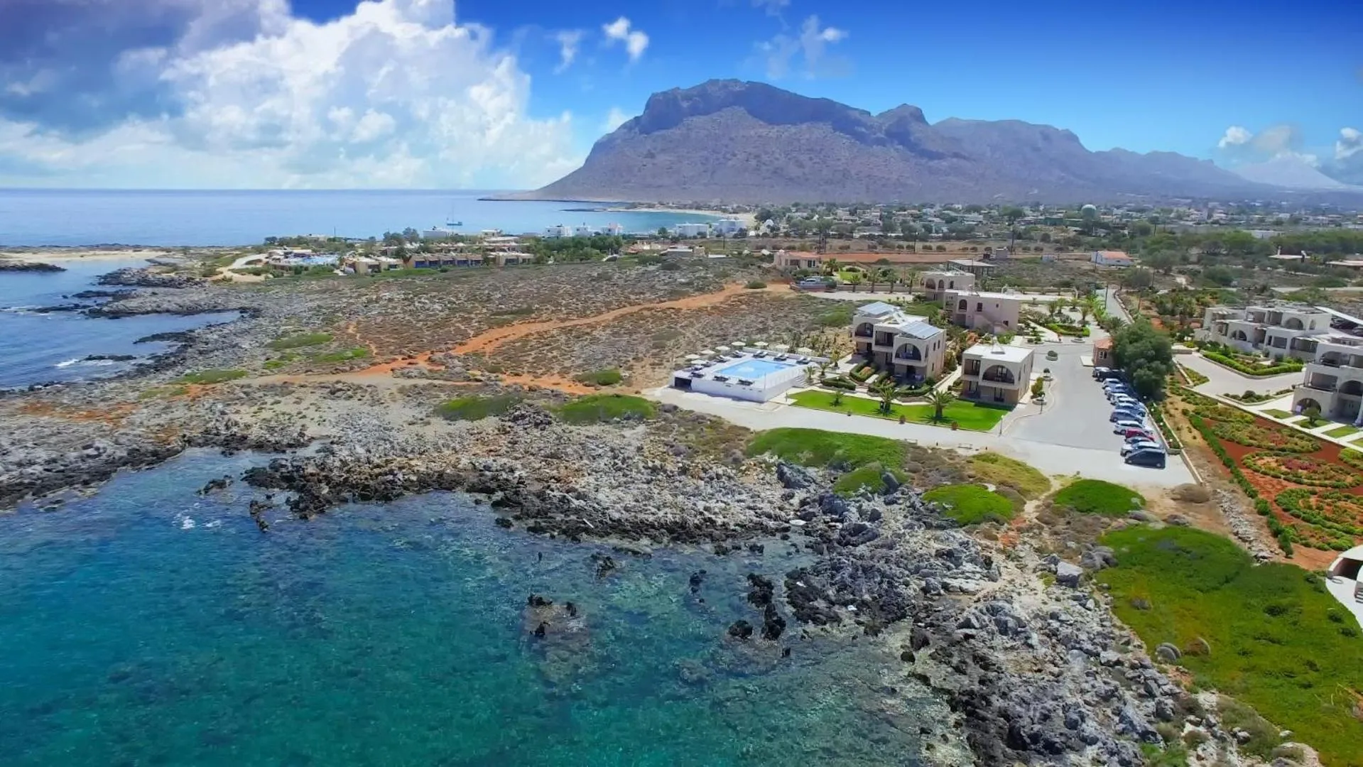 Bird's eye view in Nanakis Beach Apartments