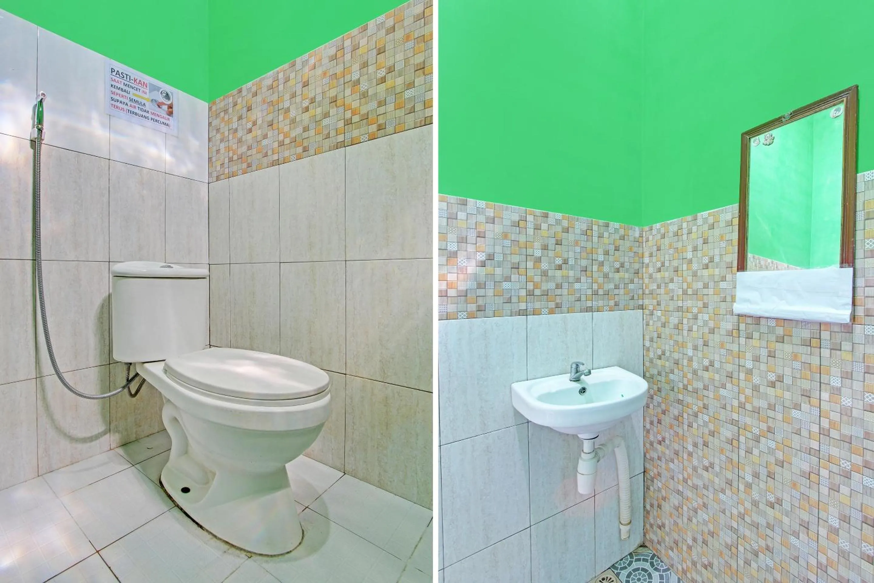 Bathroom in Hotel O Lobak Hostel CapsuleNearAyam Goreng Terowongan