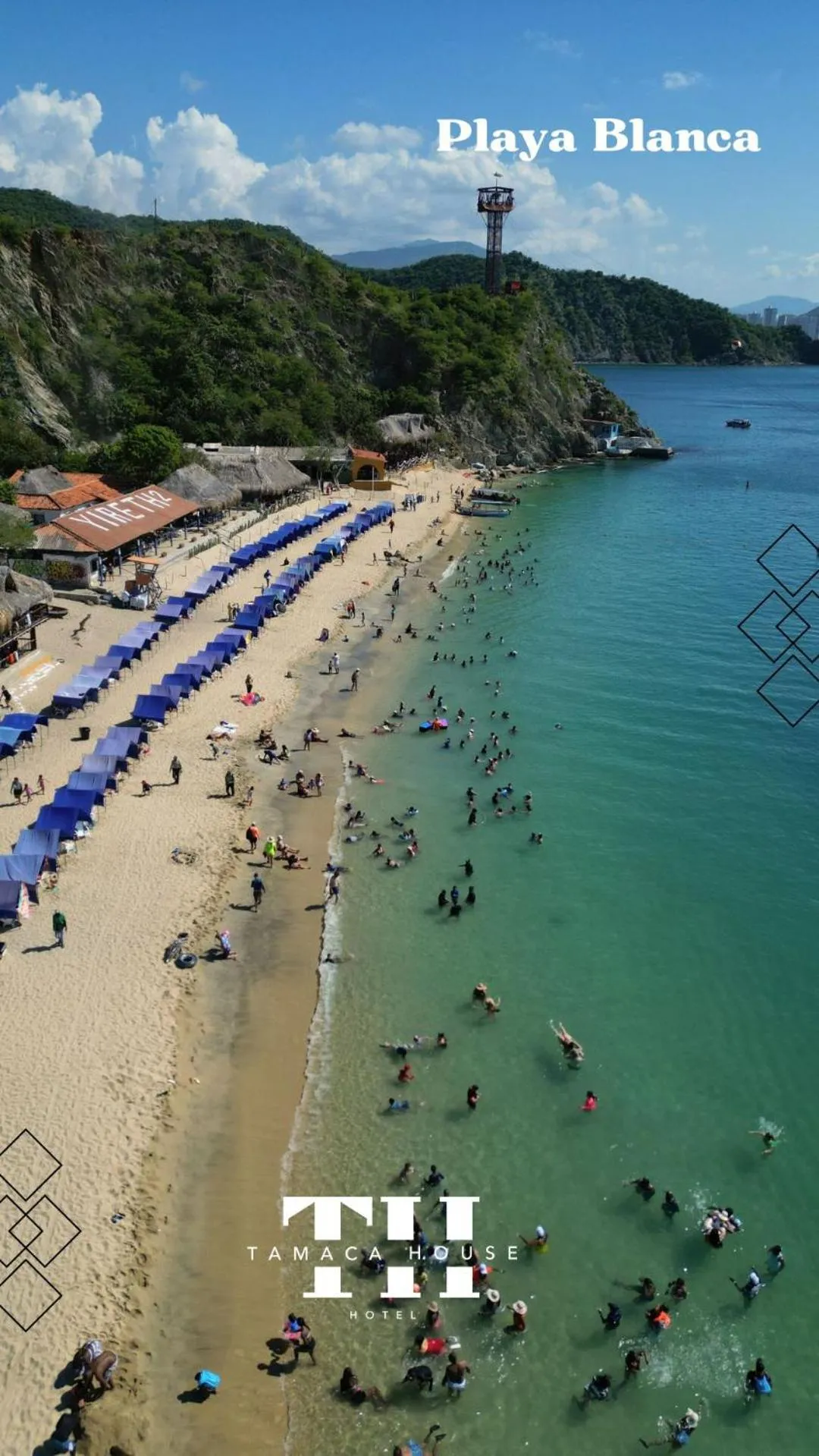 Beach in Hotel Tamaca House
