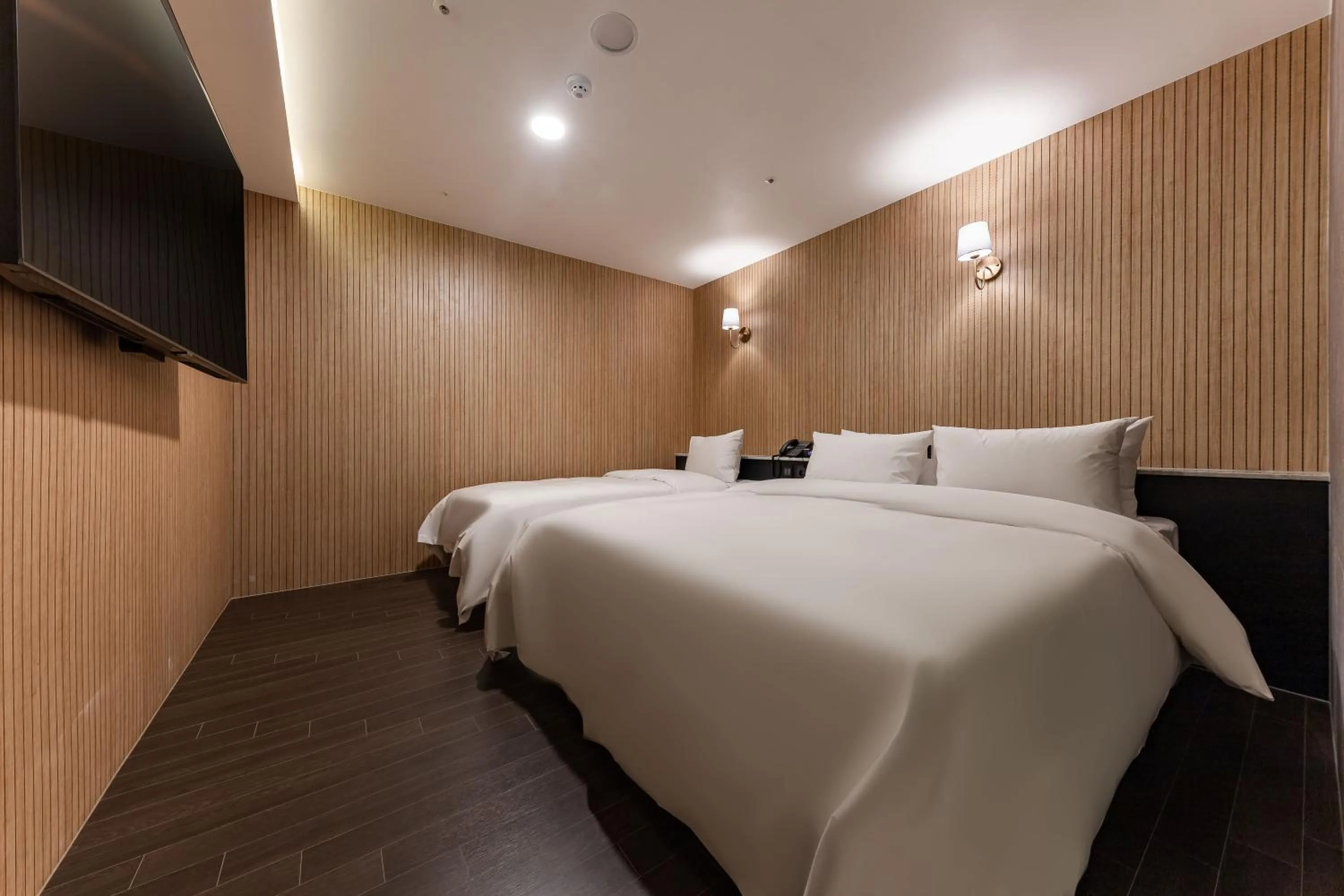 Bed in Brown Dot Hotel Seosan
