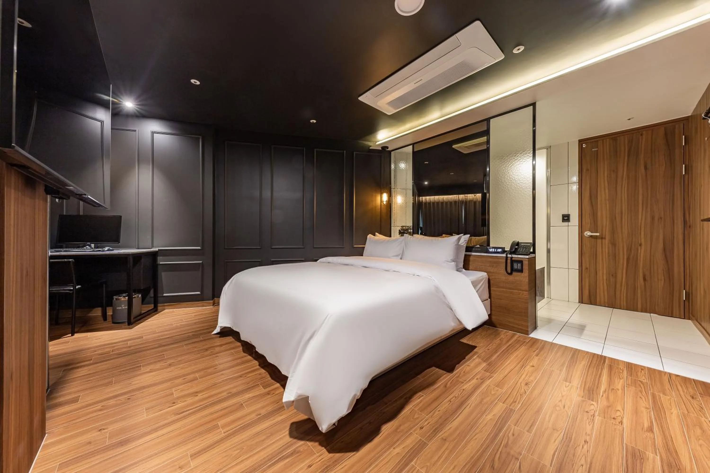 Bed in Brown Dot Hotel Seosan