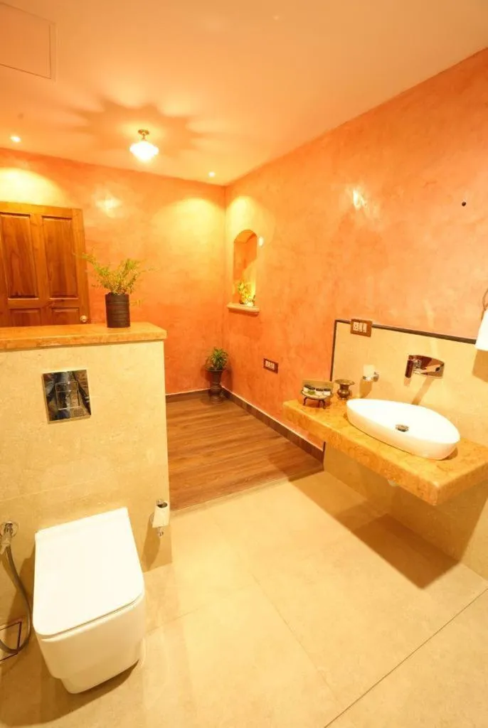Bathroom in Marari Beach Bungalow Resort Alleppey