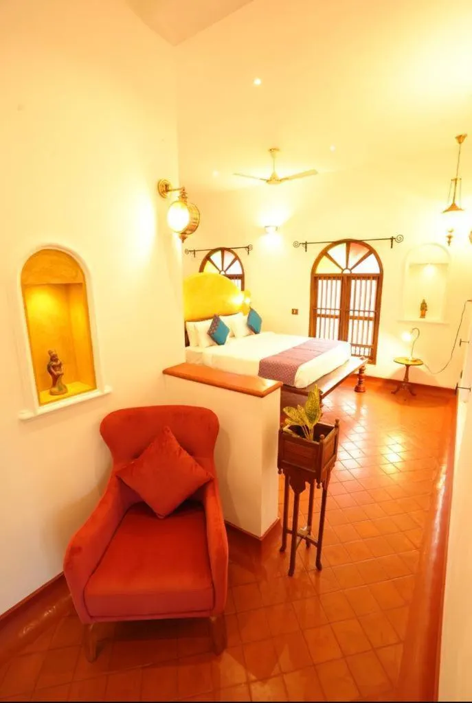 Photo of the whole room in Marari Beach Bungalow Resort Alleppey