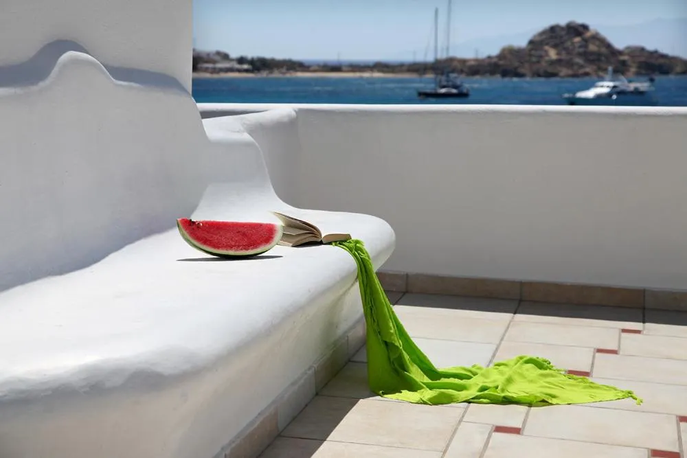 Balcony/Terrace in Petinos Beach Hotel