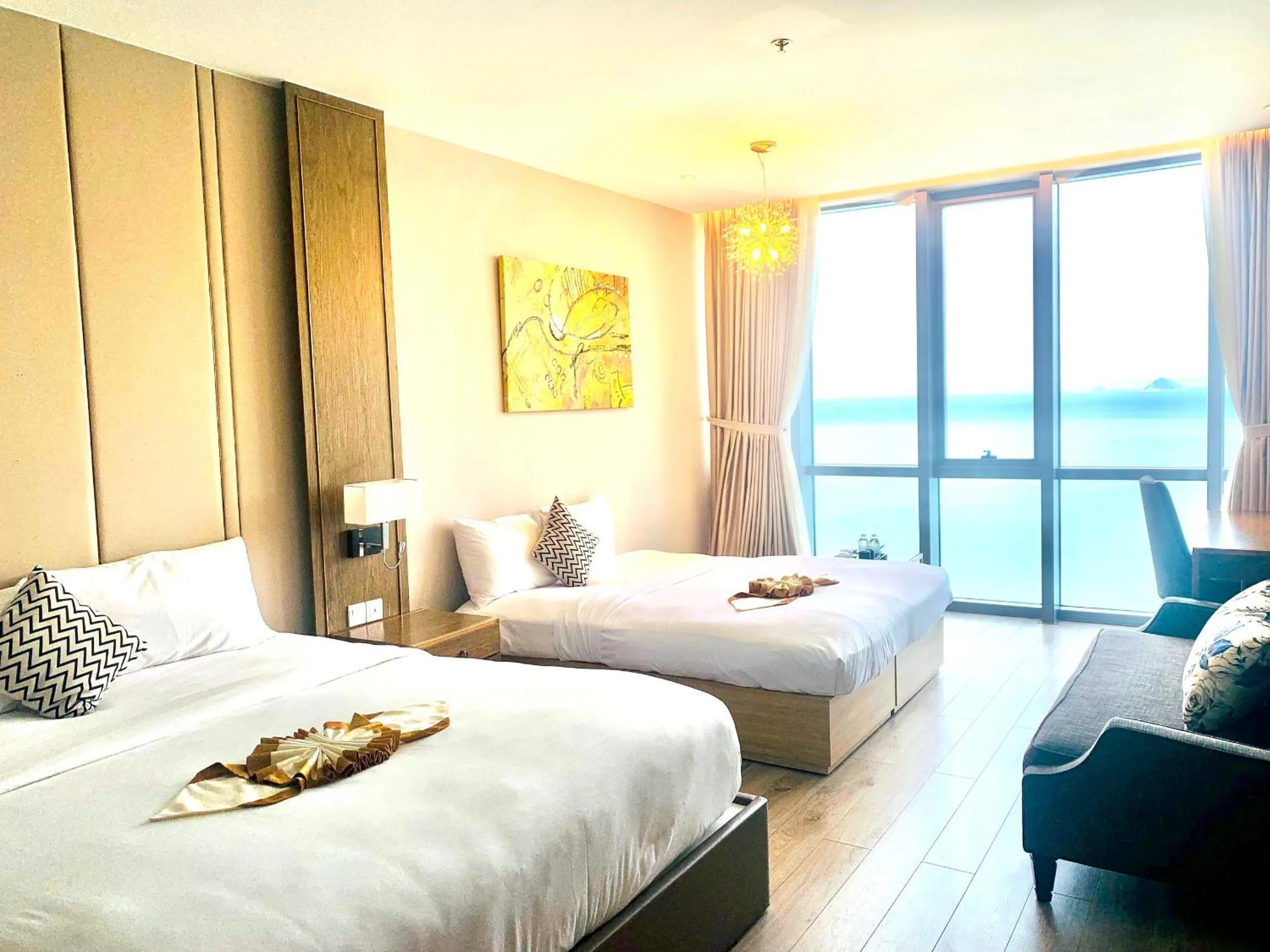 Bed in Luxury Seaview Panorama Nha Trang by Luna