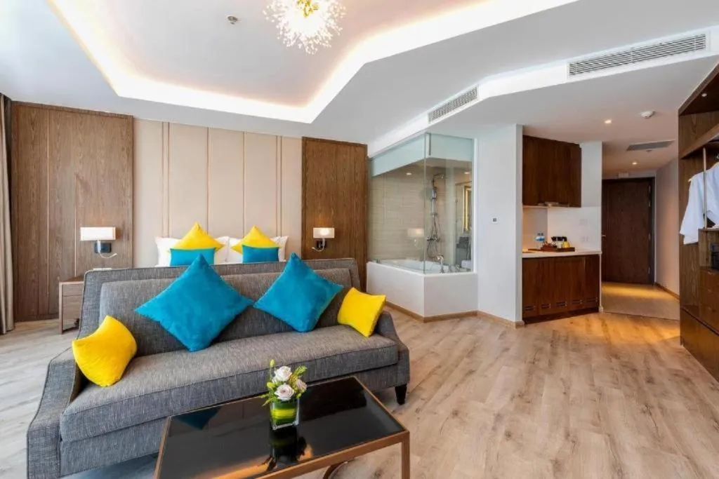 Photo of the whole room in Luxury Seaview Panorama Nha Trang by Luna