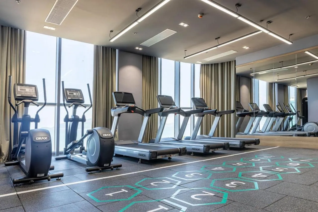 Fitness centre/facilities in Luxury Seaview Panorama Nha Trang by Luna