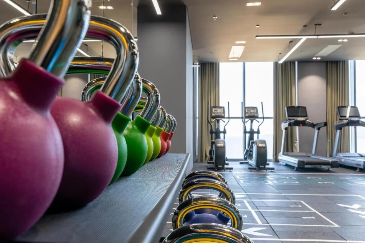 Fitness centre/facilities in Luxury Seaview Panorama Nha Trang by Luna