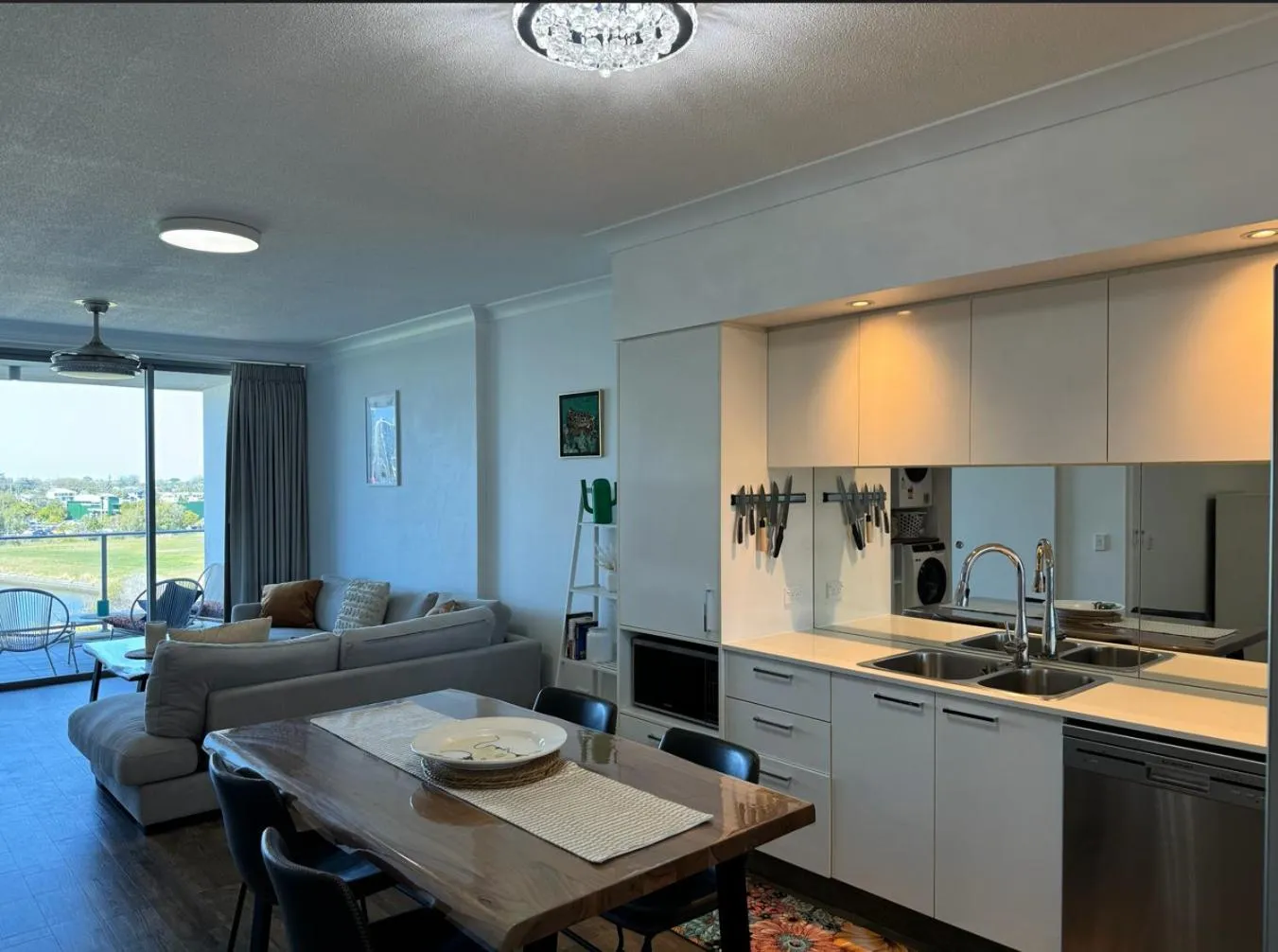 kitchen in Harbour Quays Apartments