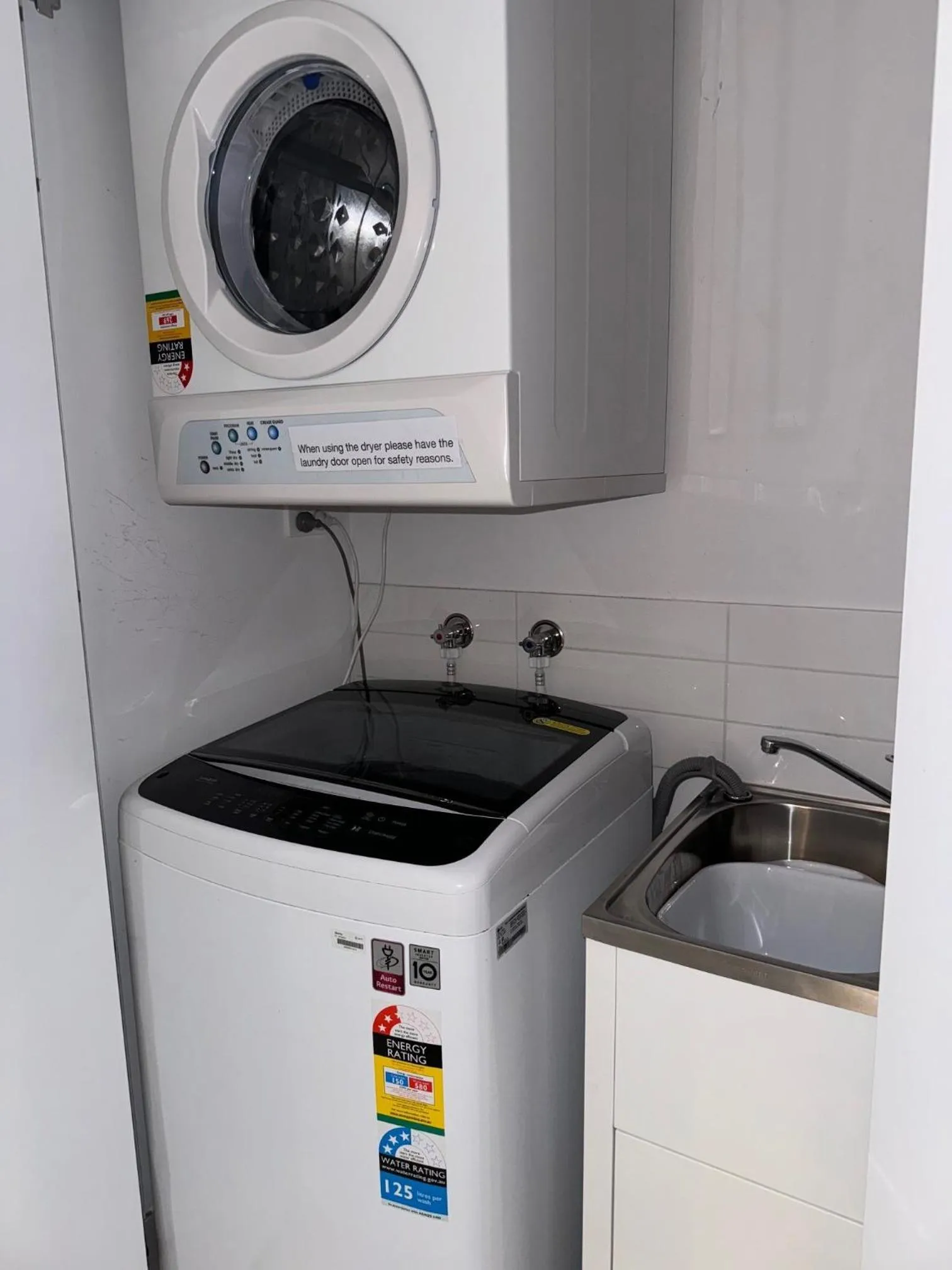 laundry in Harbour Quays Apartments