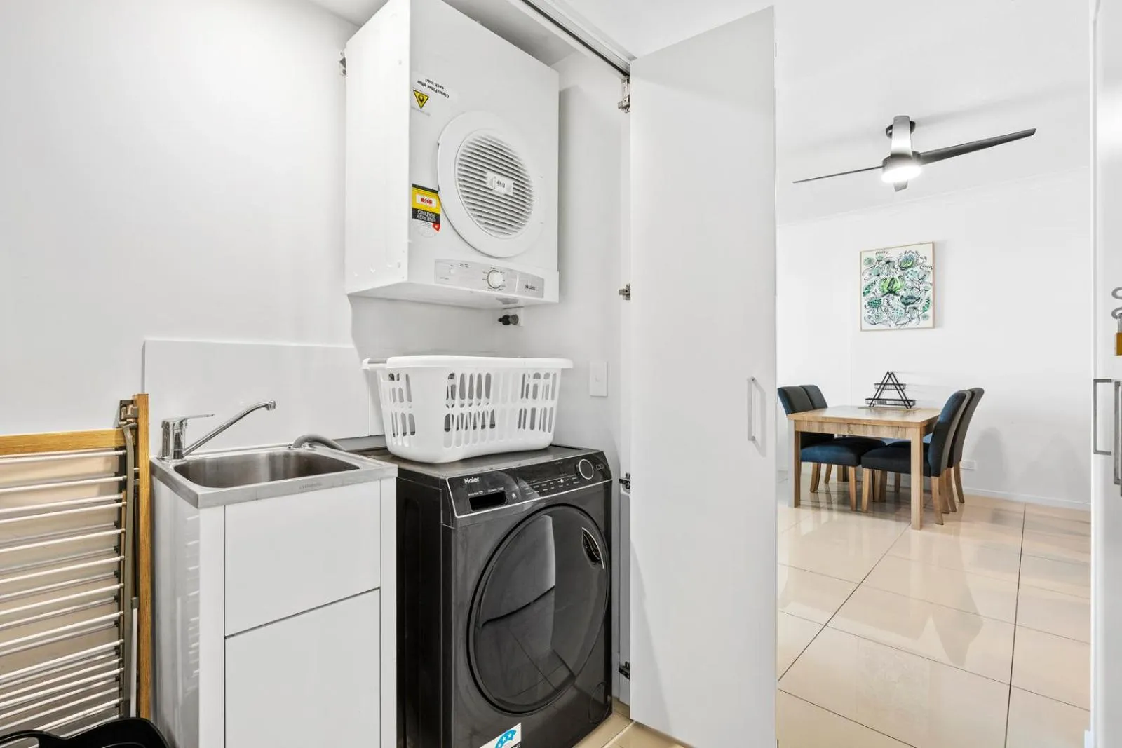 laundry in Harbour Quays Apartments