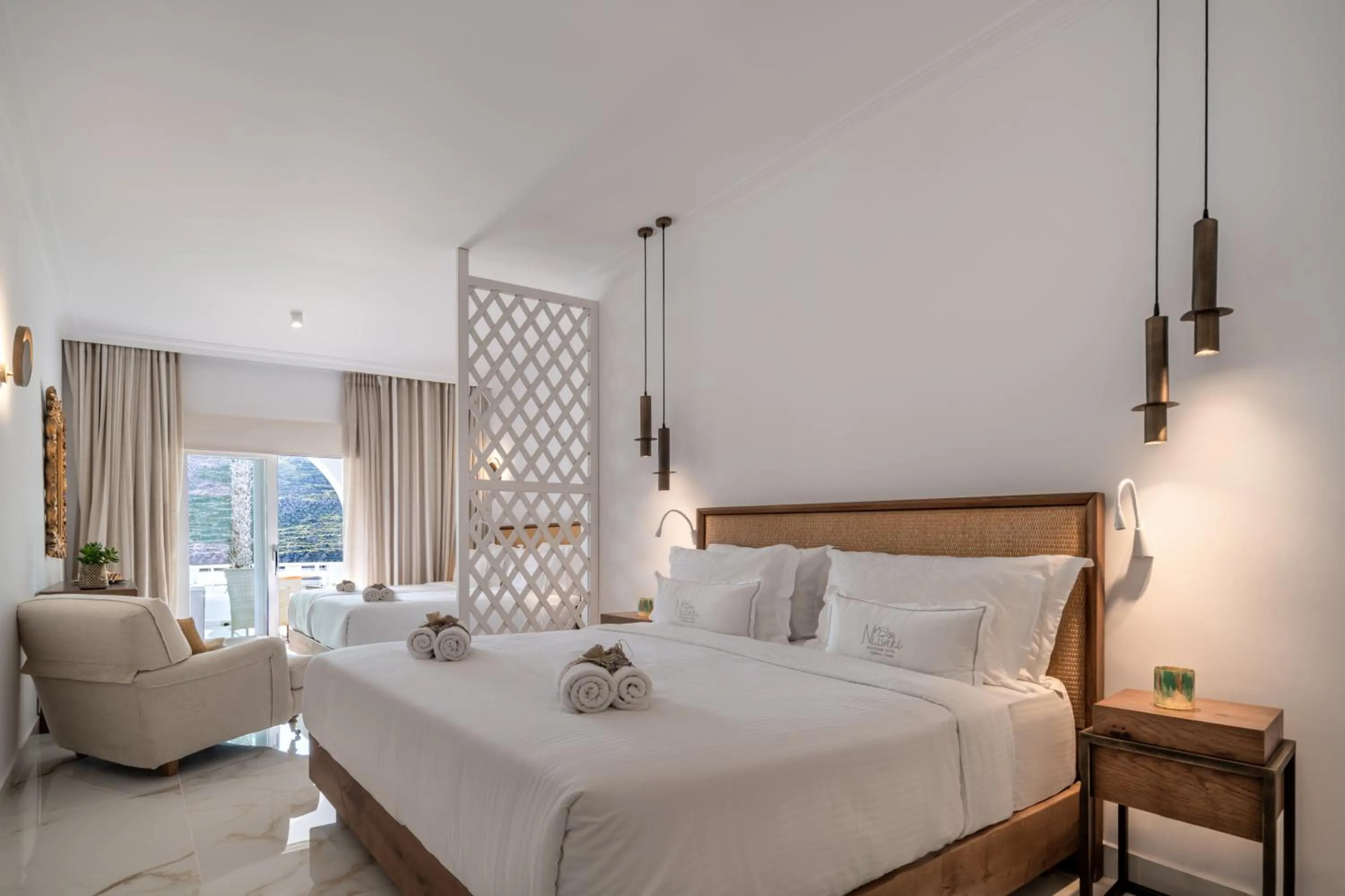 Bedroom, Bed in Nissaki Boutique Hotel