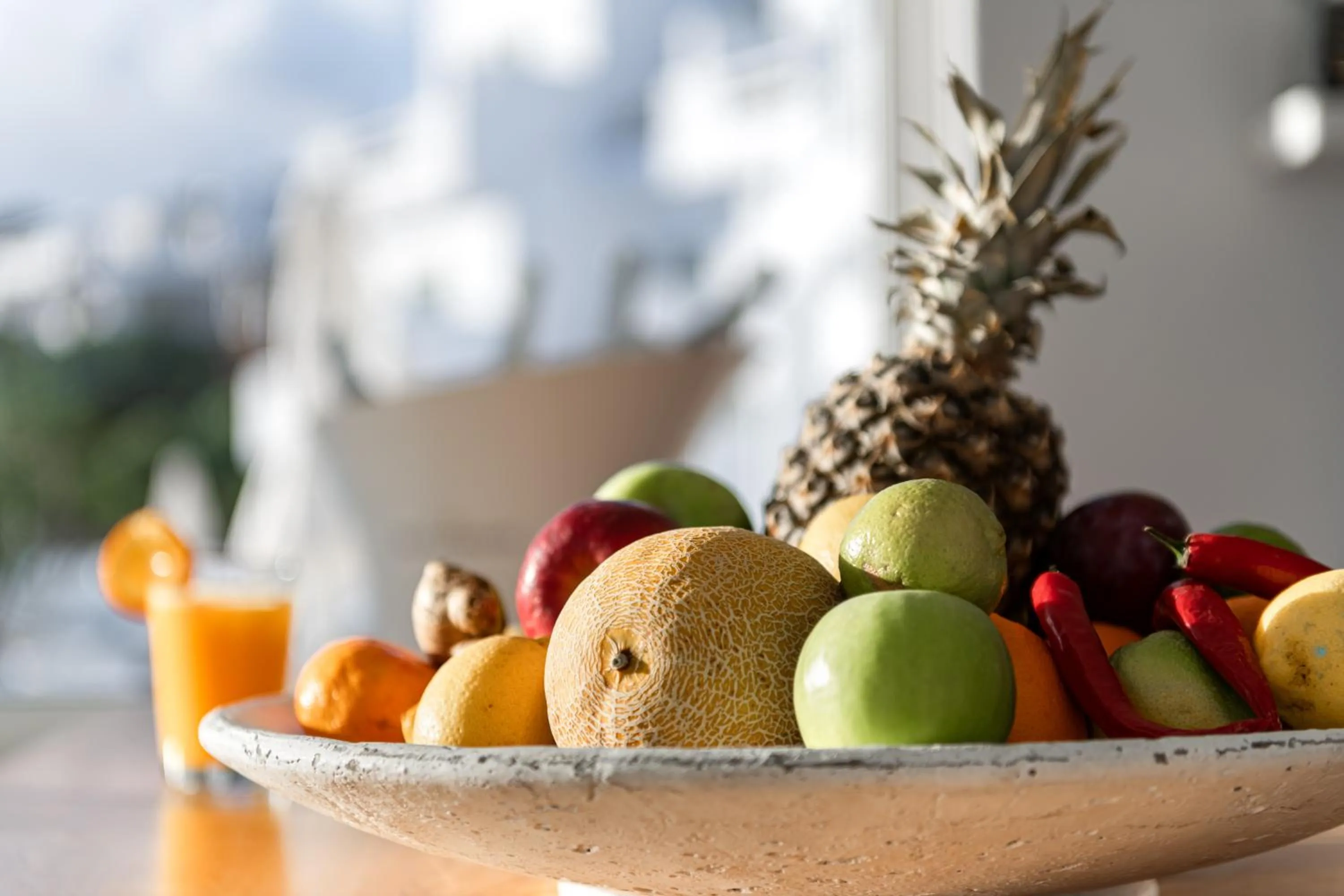 Food and drinks in Nissaki Boutique Hotel