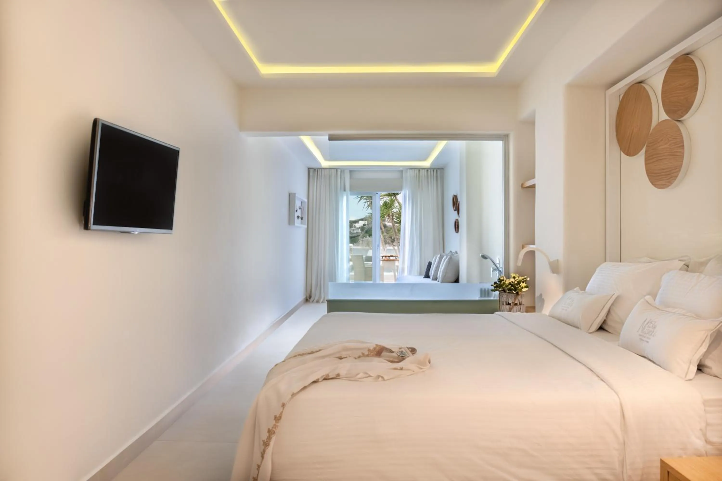 Bedroom, Bed in Nissaki Boutique Hotel