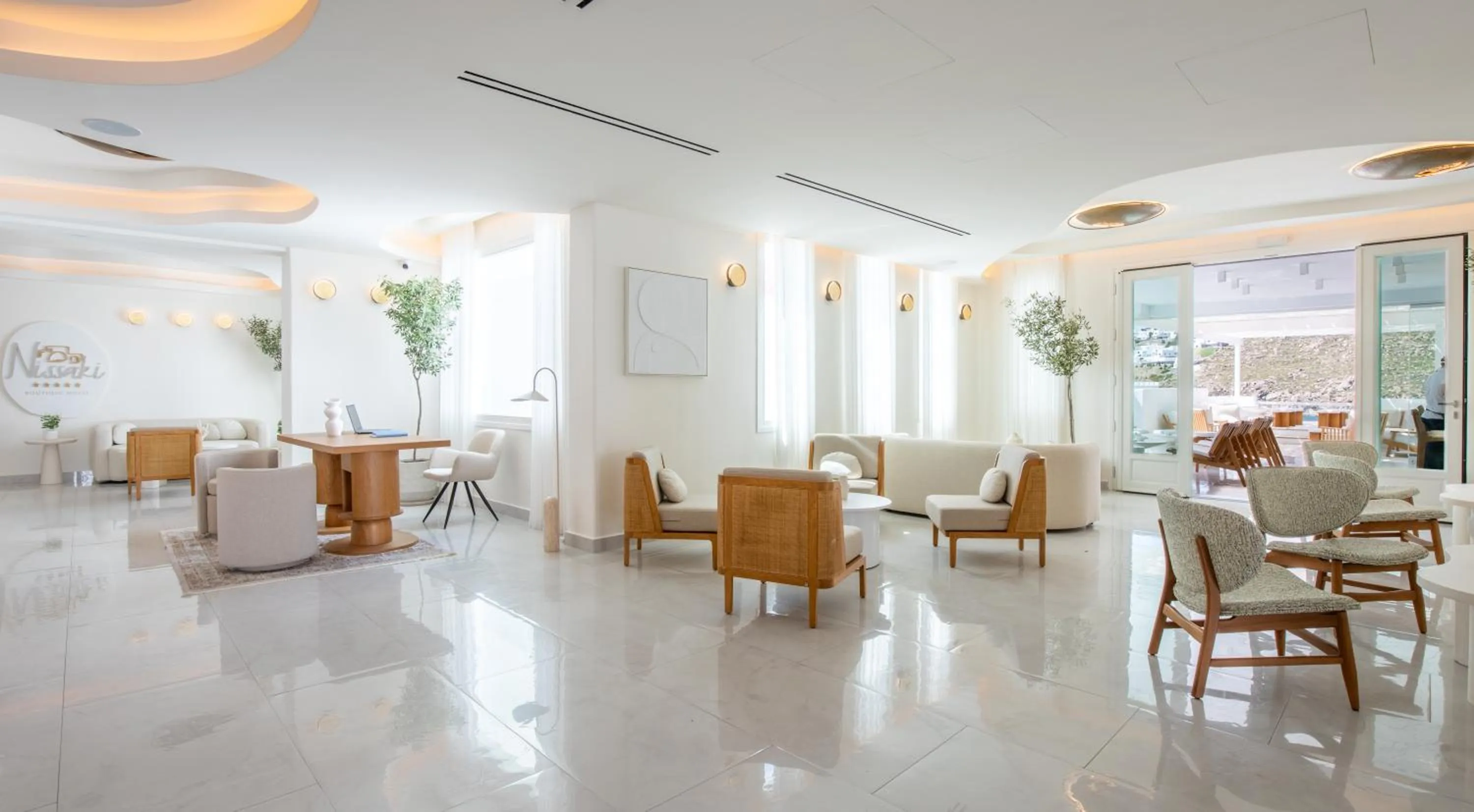 Lobby or reception in Nissaki Boutique Hotel