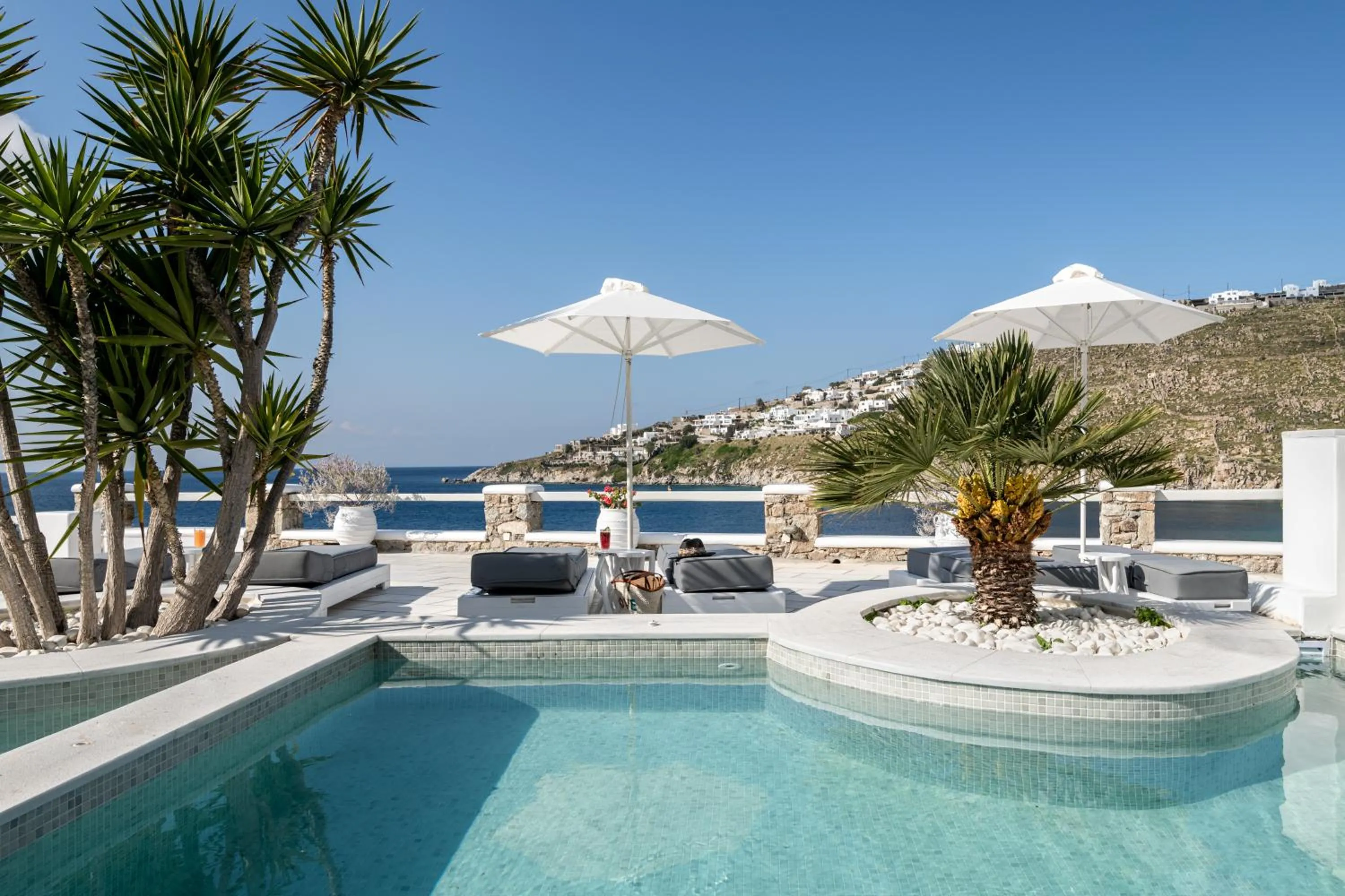 Patio in Nissaki Boutique Hotel