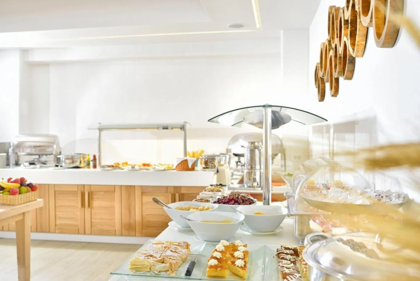 American breakfast in Nissaki Boutique Hotel