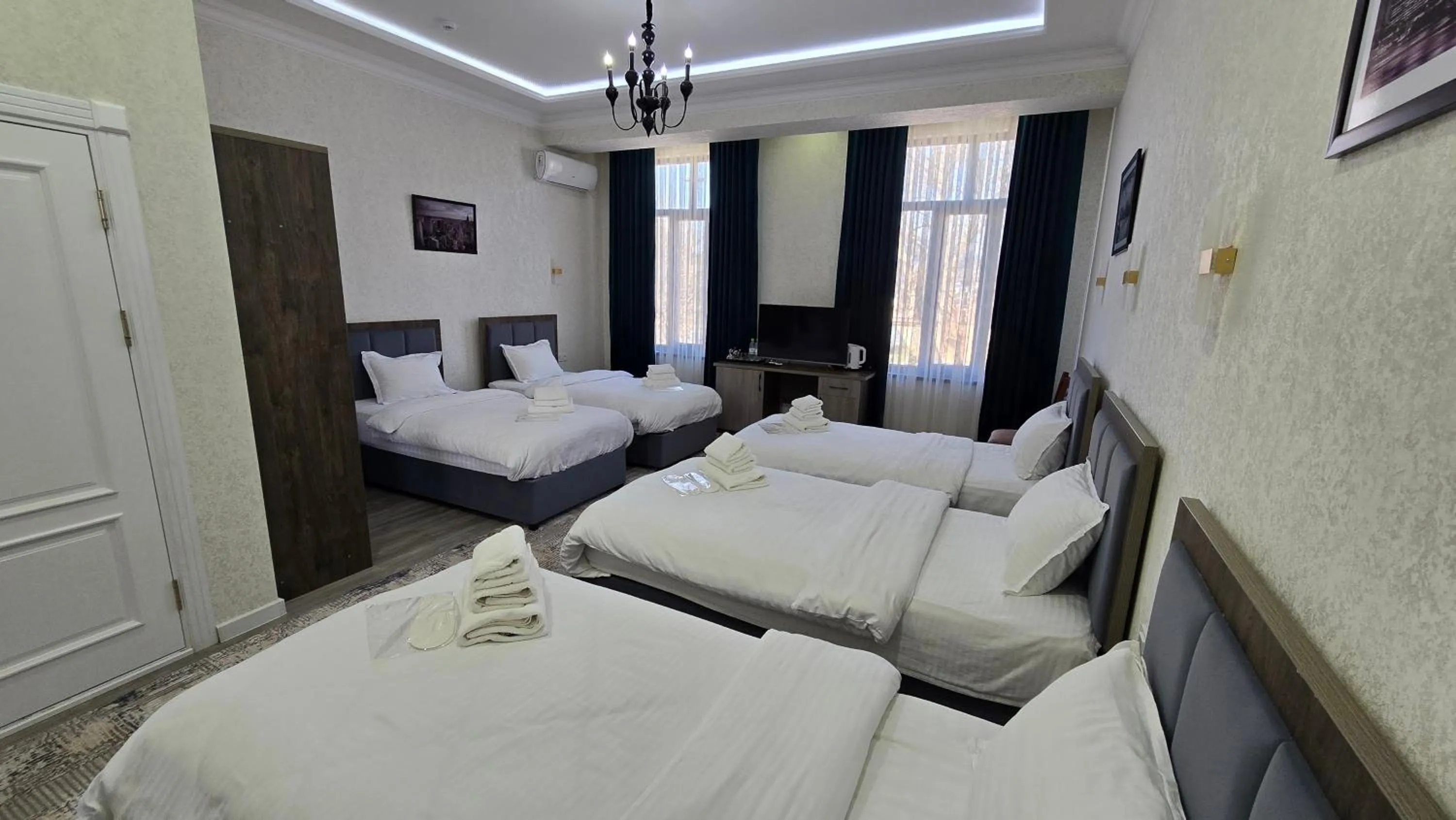 Bed in OLD STATION HOTEL