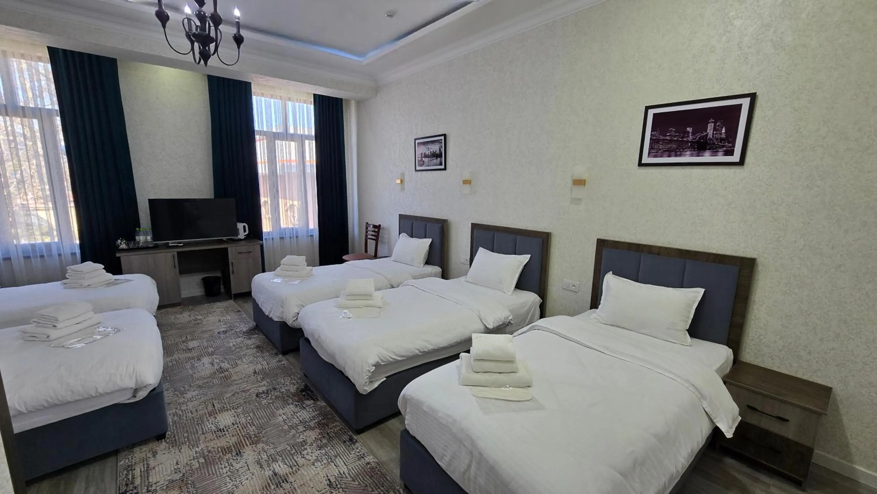 Bed in OLD STATION HOTEL