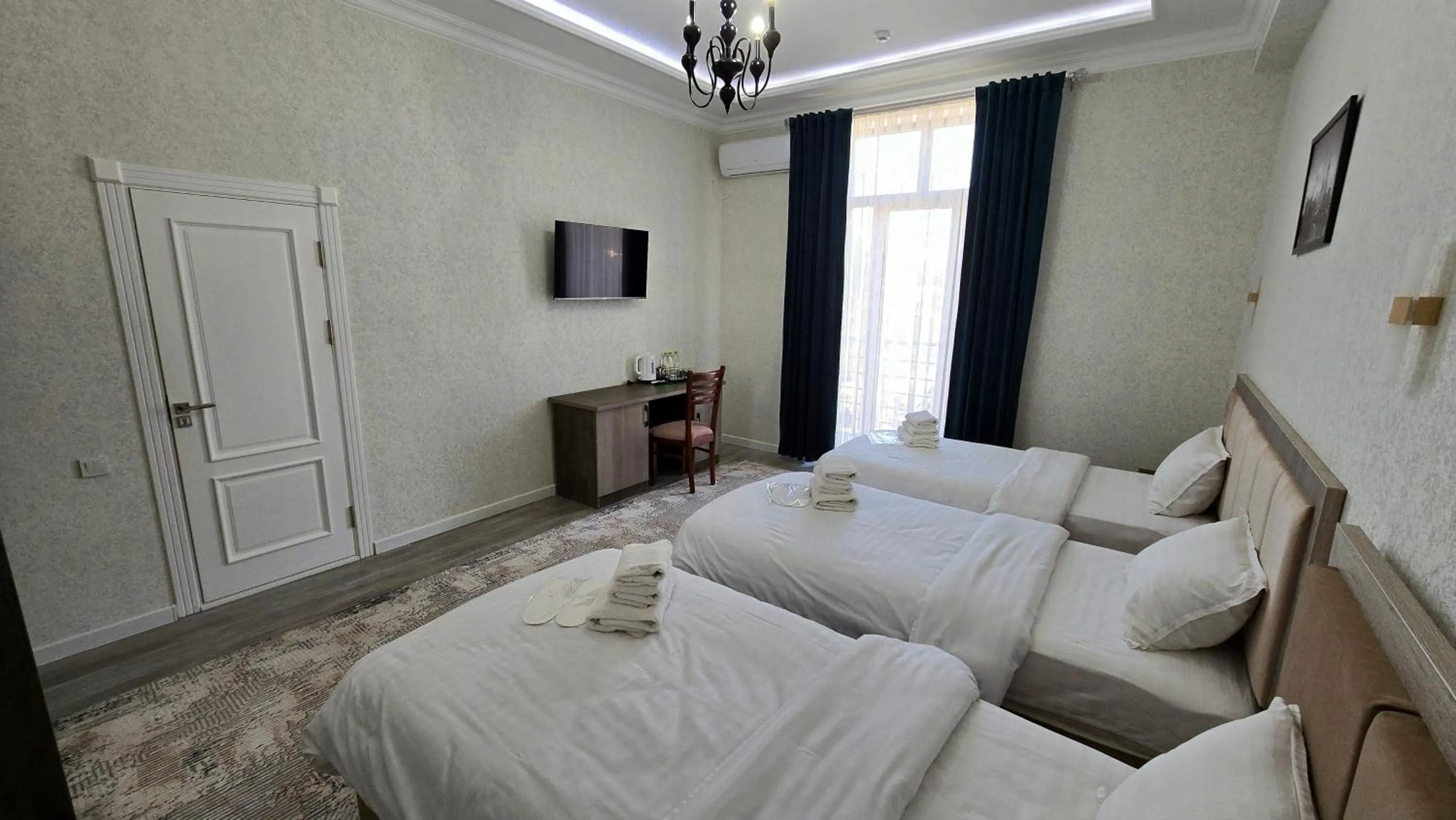 Bed in OLD STATION HOTEL