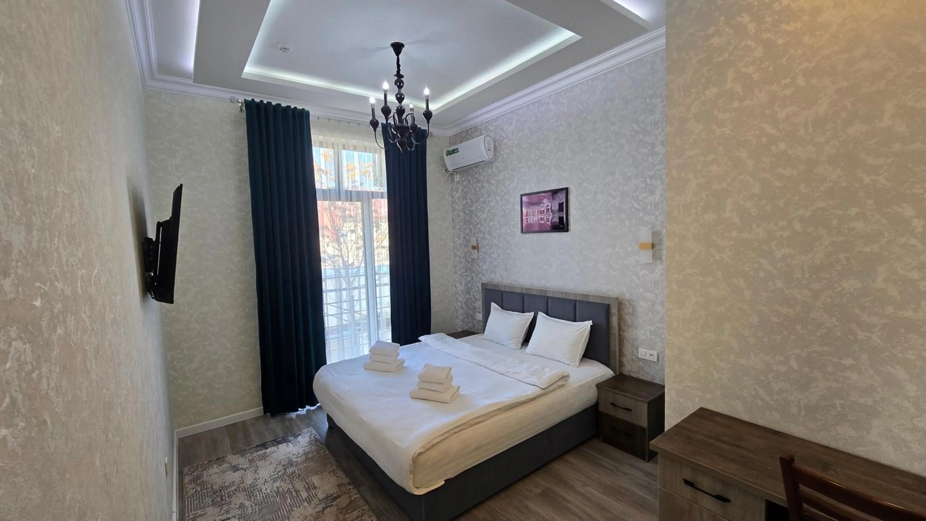 Bed in OLD STATION HOTEL