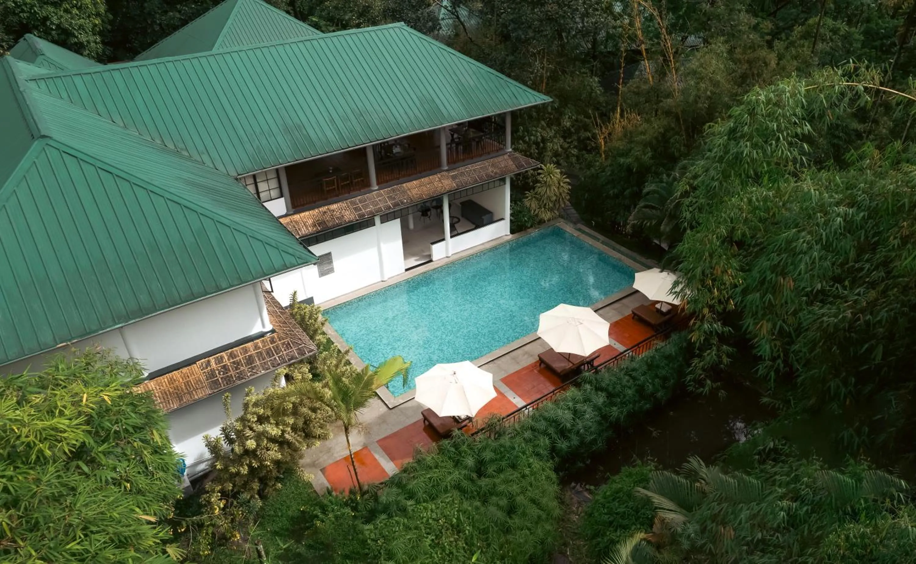 Swimming pool in The Hive, Wayanad