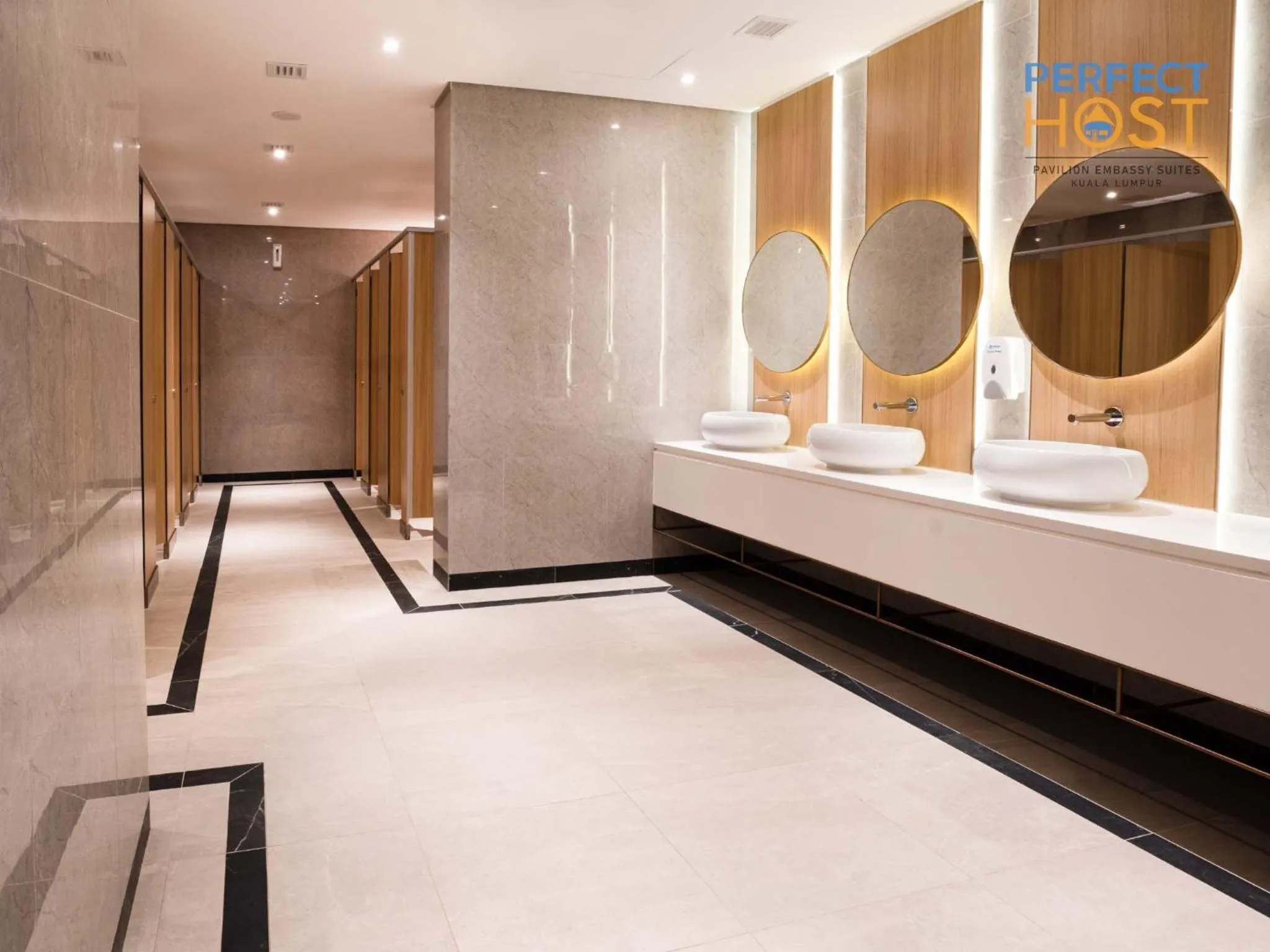 Toilet in Pavilion Embassy Suites KL by Perfect Host