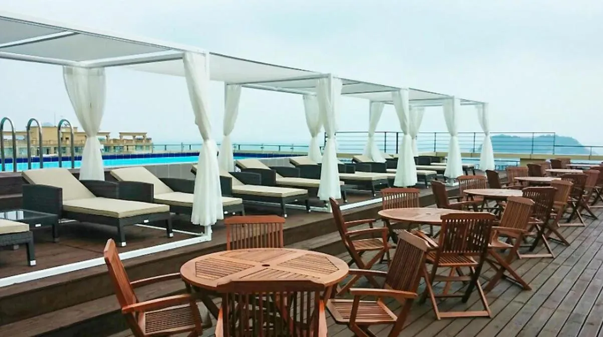 Swimming pool in Jeju Hotel the M