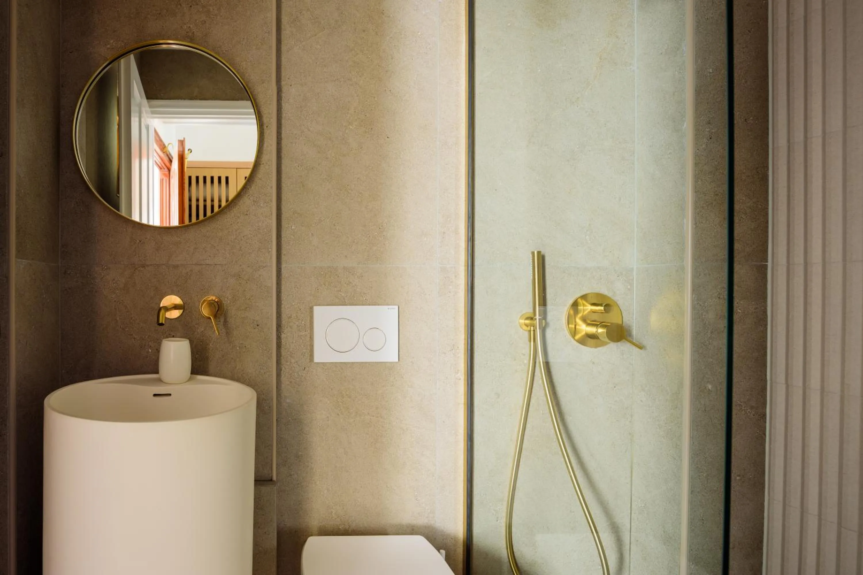 Bathroom in Astir Thira Hotel