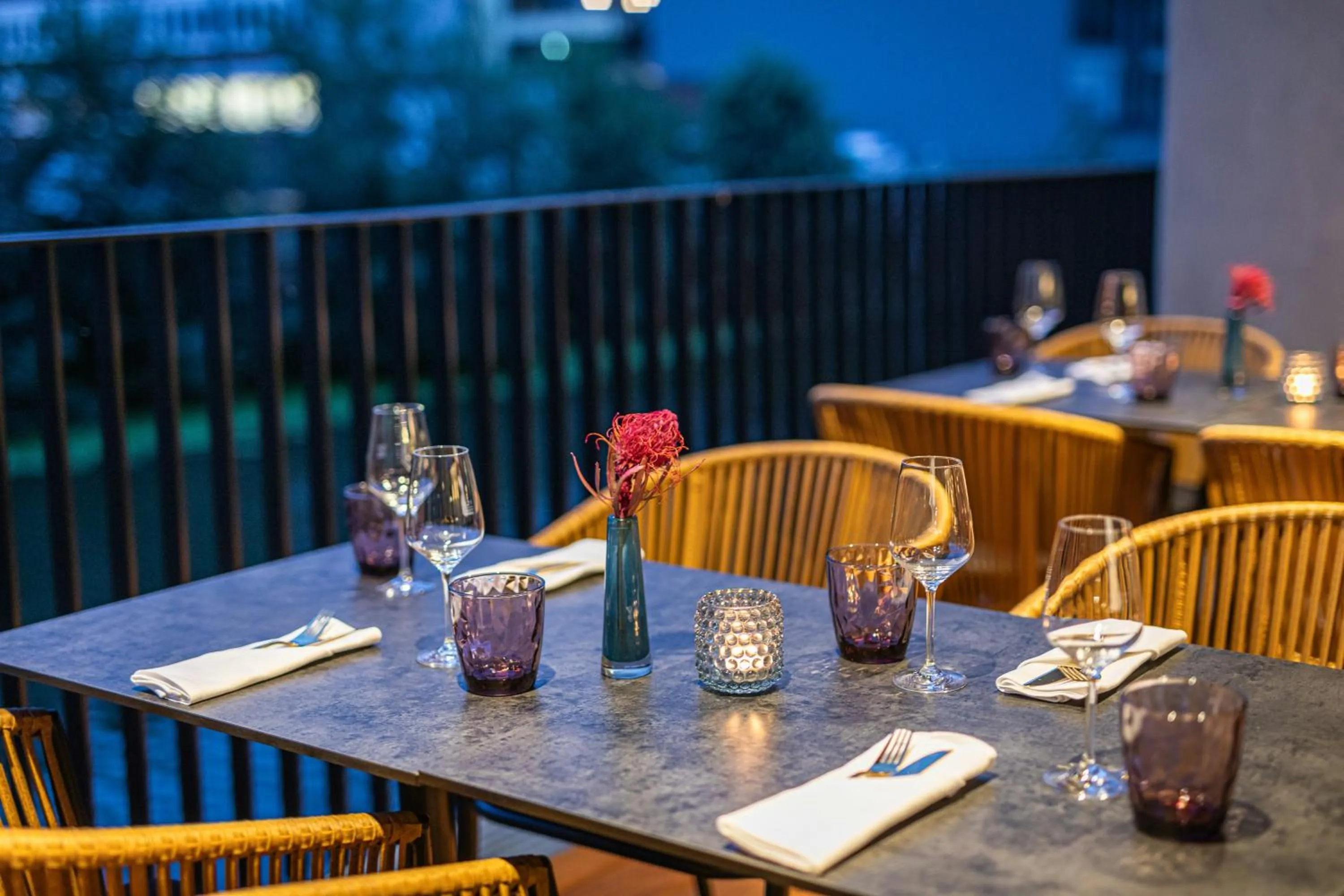 Balcony/Terrace in NYX Hotel Hamburg by Leonardo Hotels