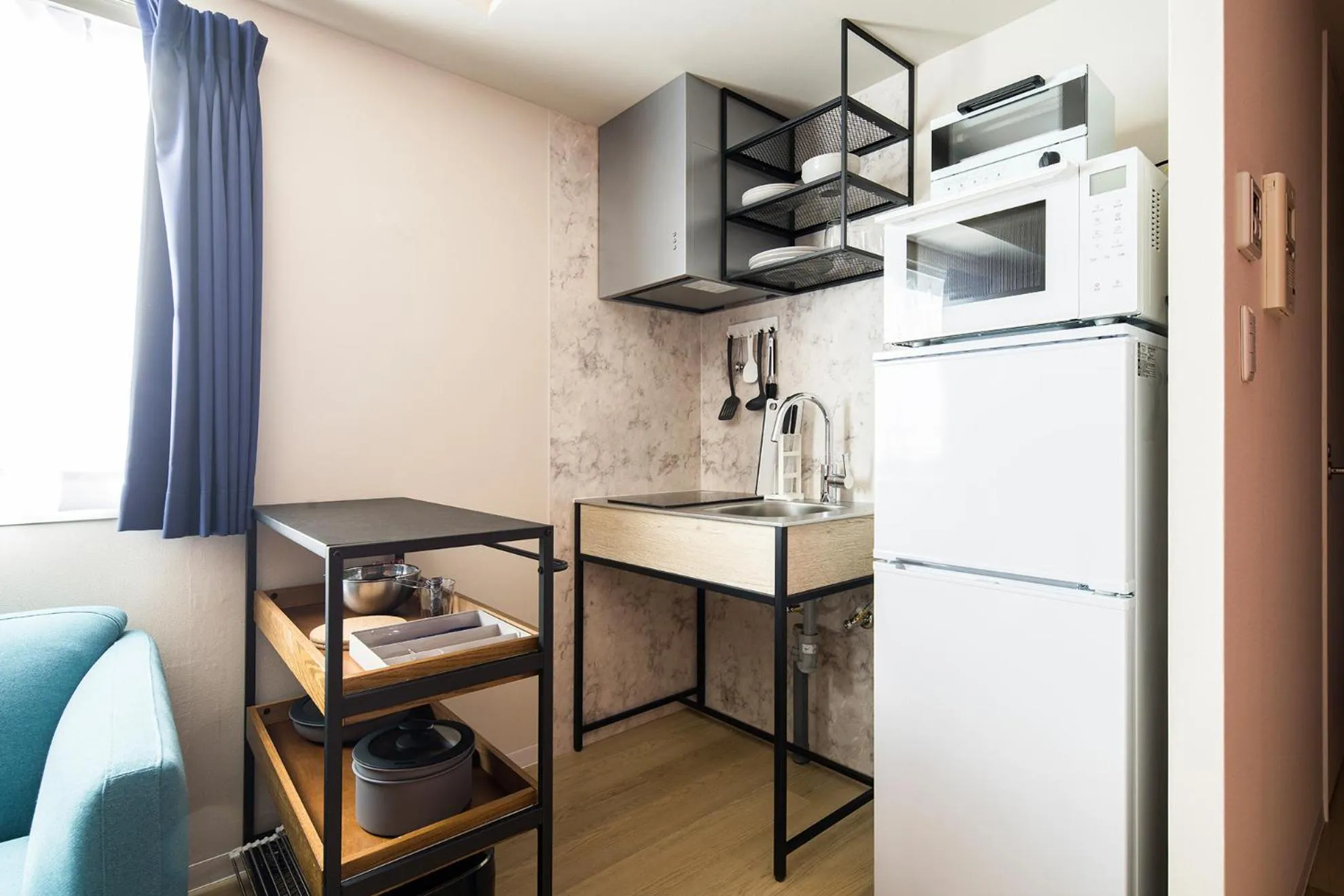 Kitchen or kitchenette in Section L Residence Ginza